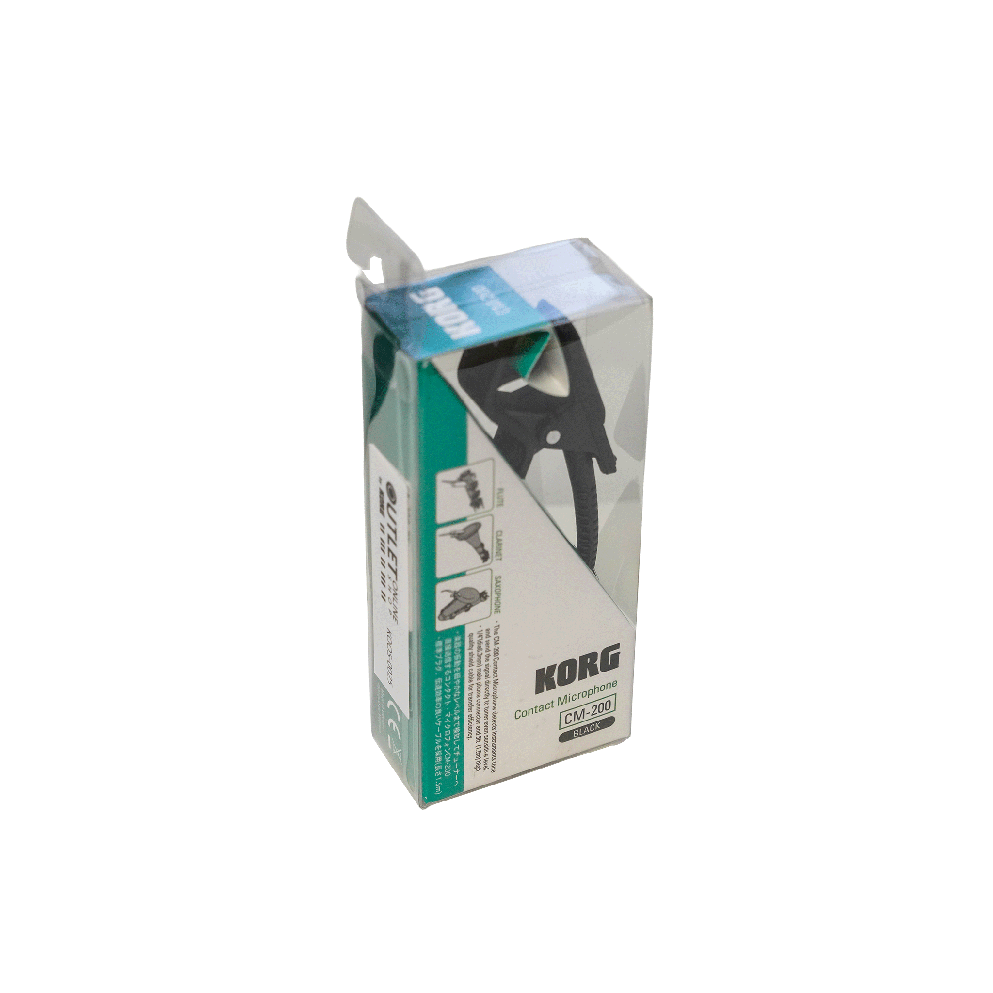 KORG コンタクト・マイク【CM-200-BK】 - OUTLET MUSIC SHOP｜コルグ公式アウトレットオンライン