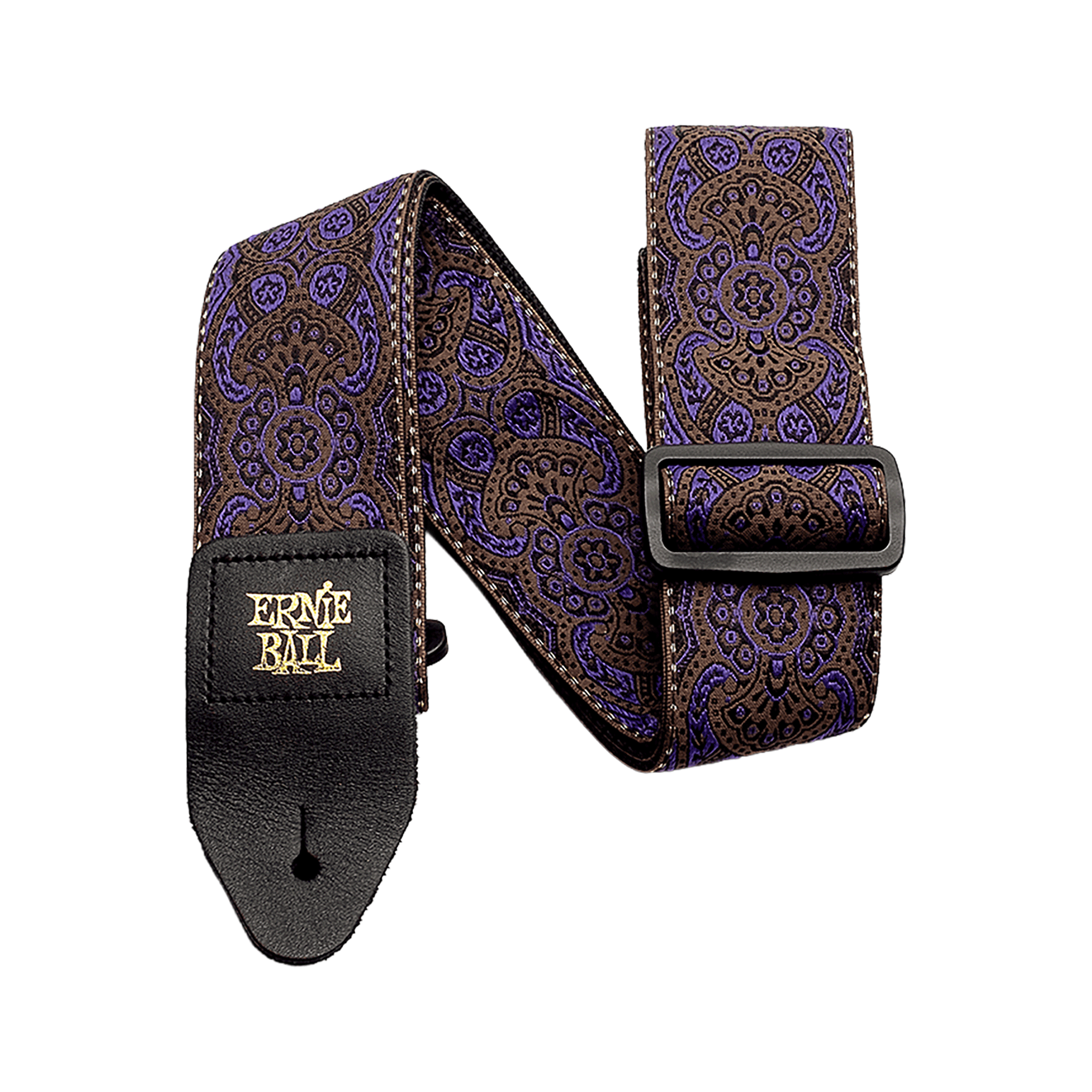 ErnieBall ストラップ【EB 4164 Classic Jacquard Guitar Strap/Bass Strap - Purple Paisley】