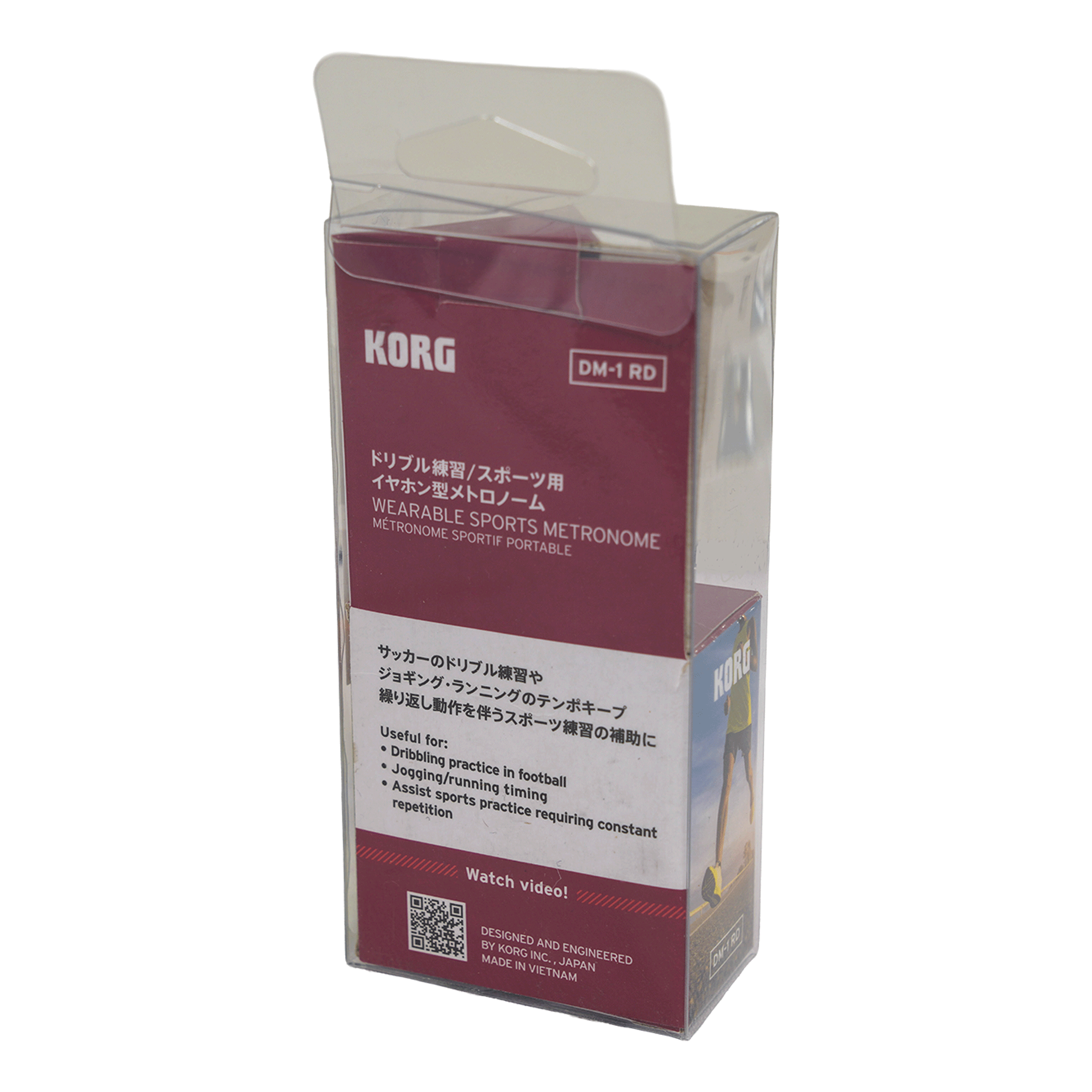 KORG 界初のドリブル上達用トレーニング・メトロノーム【DM-1　RD】