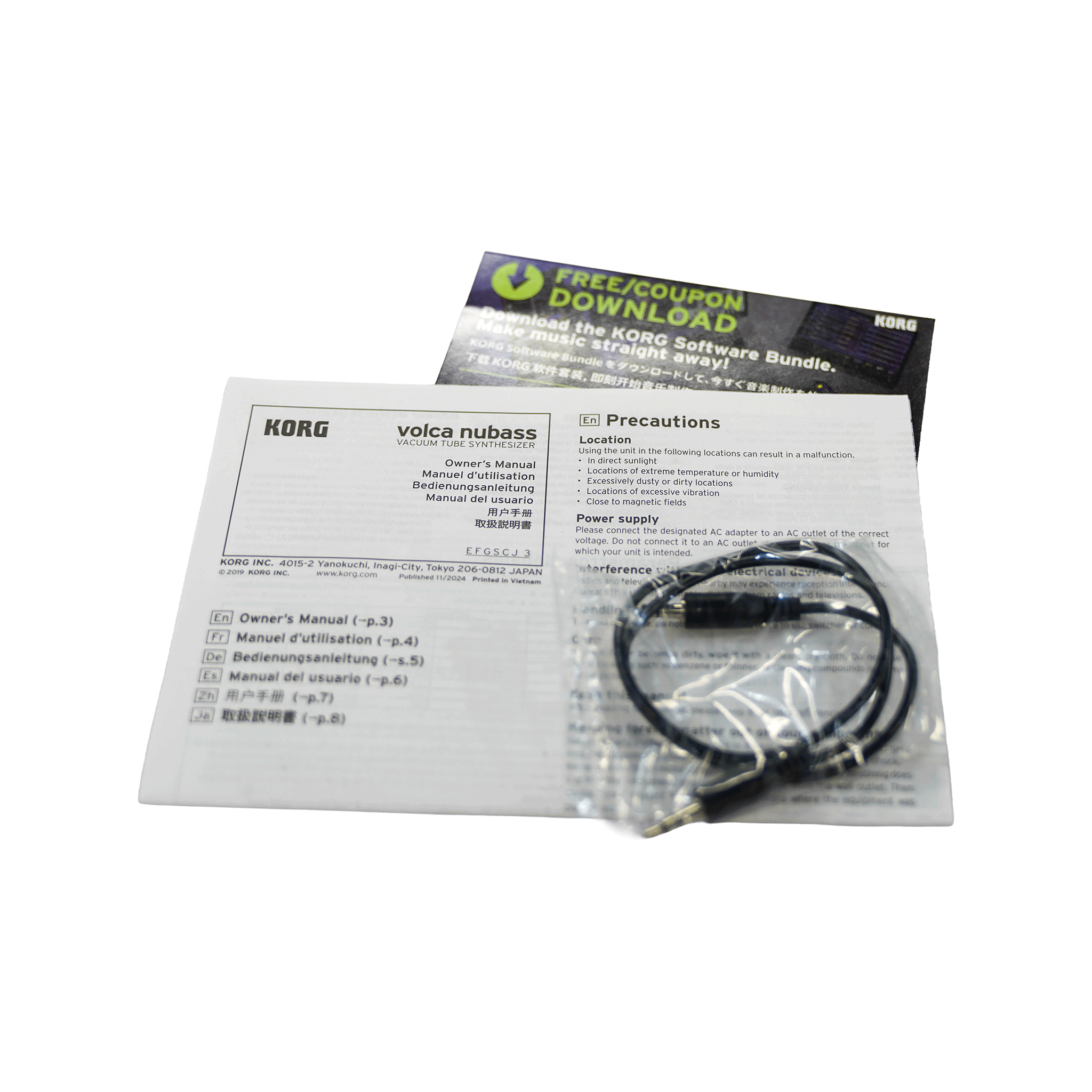 KORG 大人気！volca series アシッド・ベース・マシン【volca nubass】