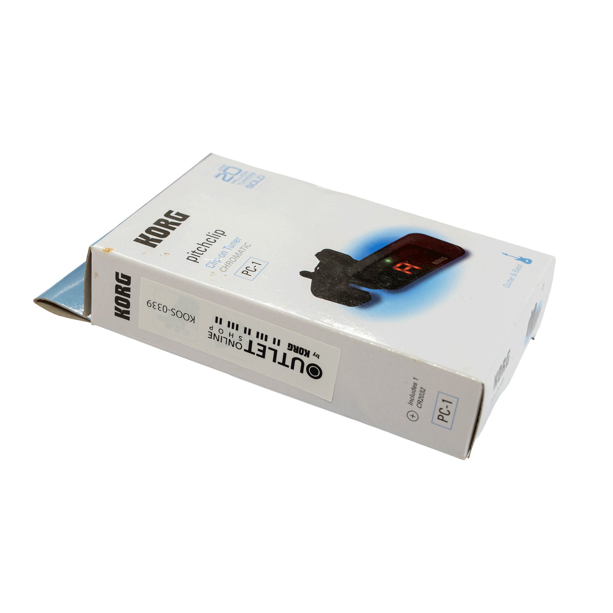 KORG　シンプルでお求めやすいクリップ式チューナー【Pitchclip】