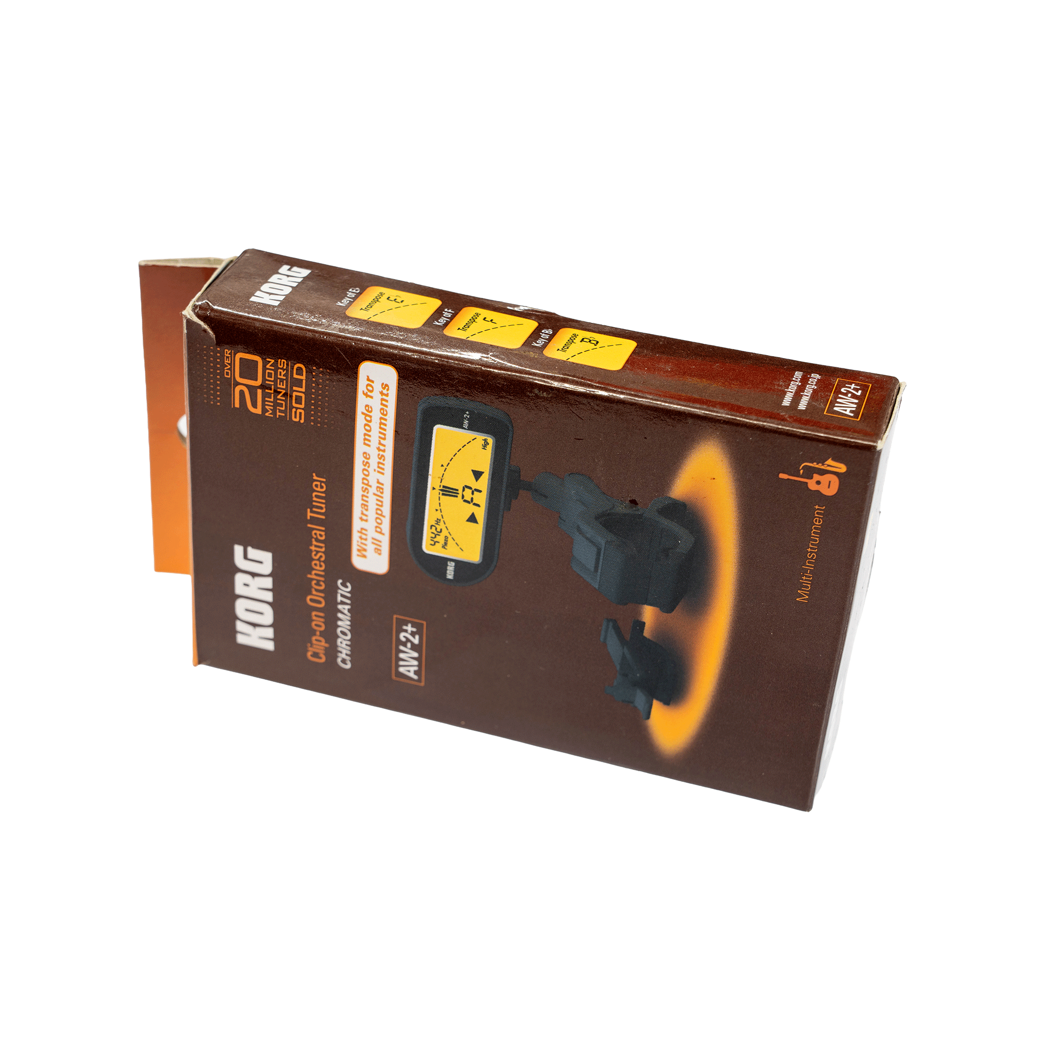 KORG 管楽器定番のクリップチューナー【AW-2+】