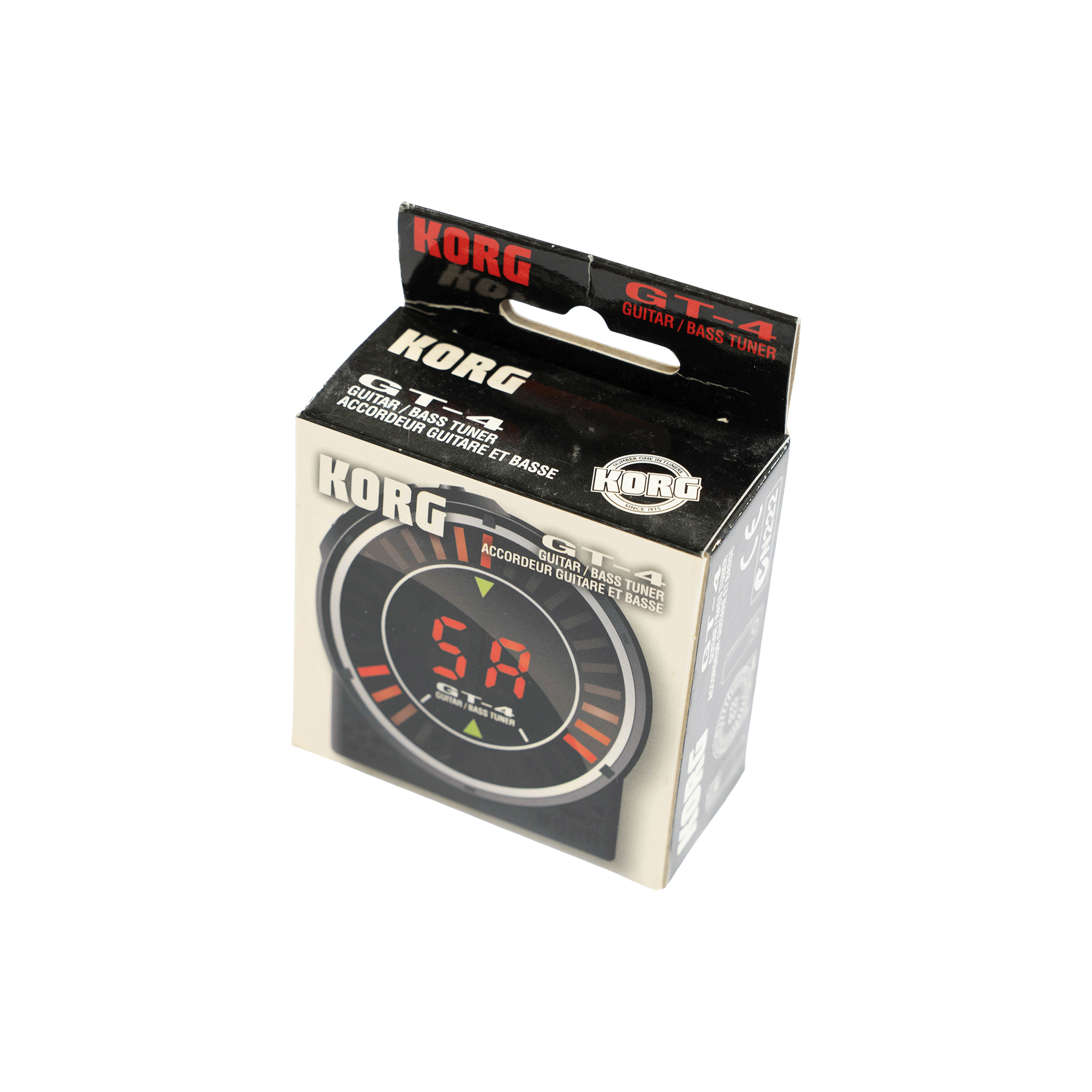 KORG 3つのモードで快適なギターチューニングを【GT-4】