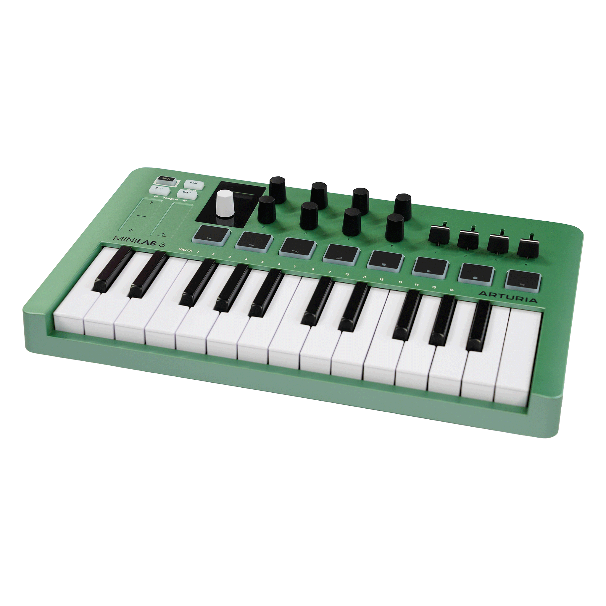 Arturia　コンパクトなオールインワンMIDIコントローラー　【MINILAB 3 MINT】