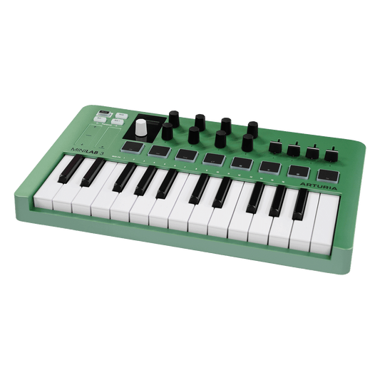 Arturia　コンパクトなオールインワンMIDIコントローラー　【MINILAB 3 MINT】