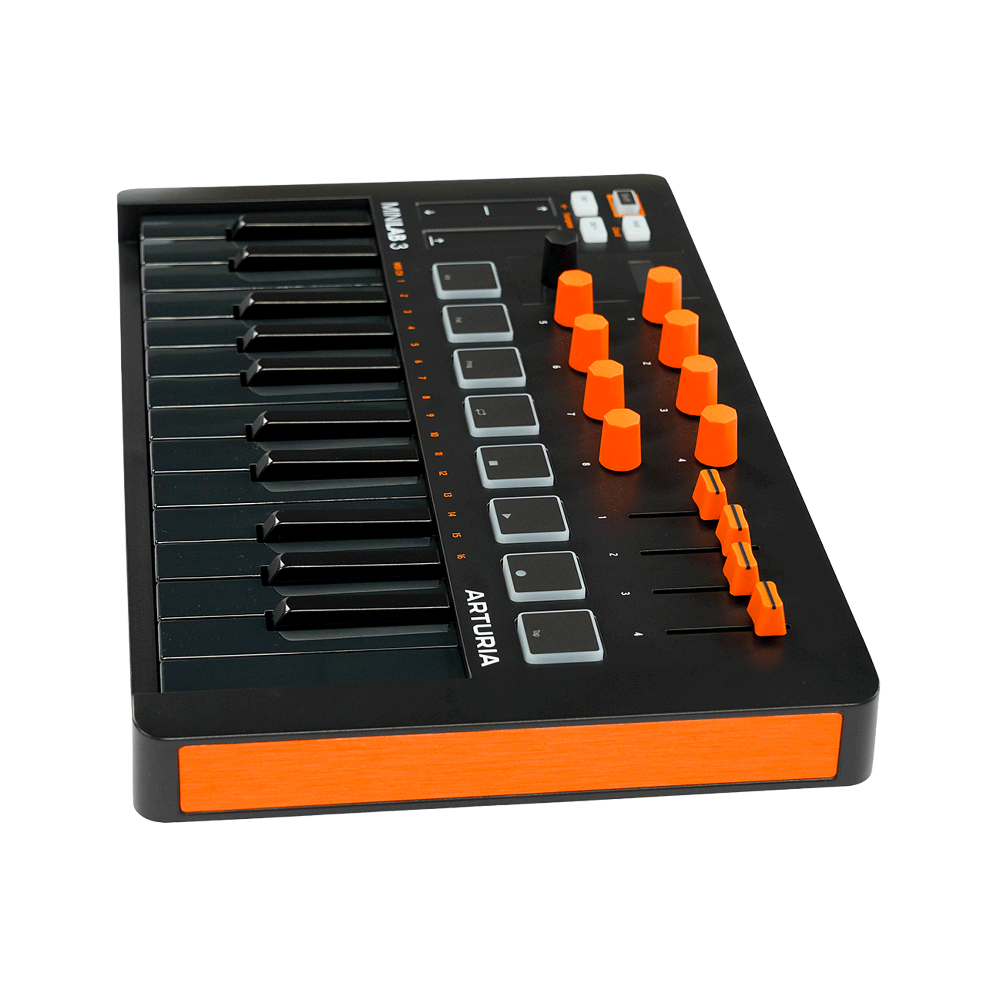 Arturia　コンパクトなオールインワンMIDIコントローラー　【MINILAB 3 ORANGE】