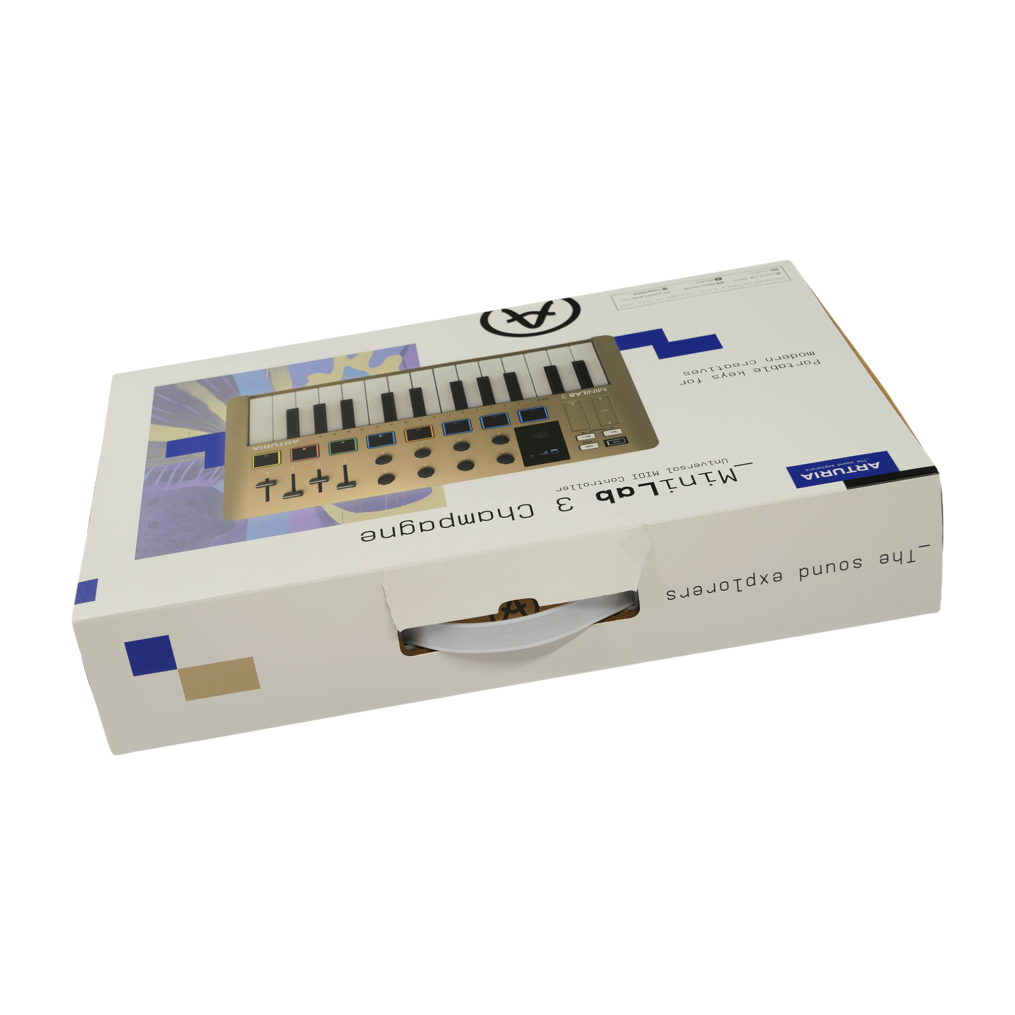 Arturia　コンパクトなオールインワンMIDIコントローラー　【MINILAB 3 CHAMPAGNE】