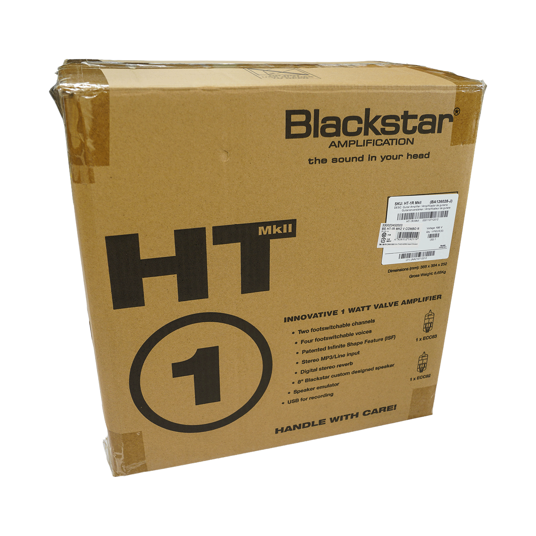 Blackstar 小さい音量でも迫力のあるトーン【HT-1R MK2 V COMBO R】