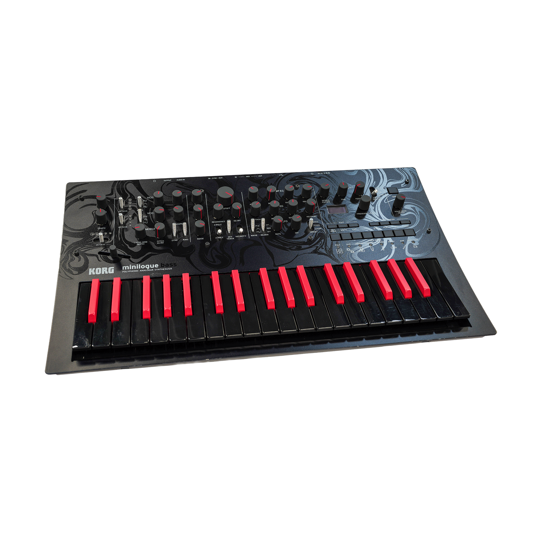 KORG プロのベーシストが監修した ベース・プリセット・プログラム搭載【minilogue bass】