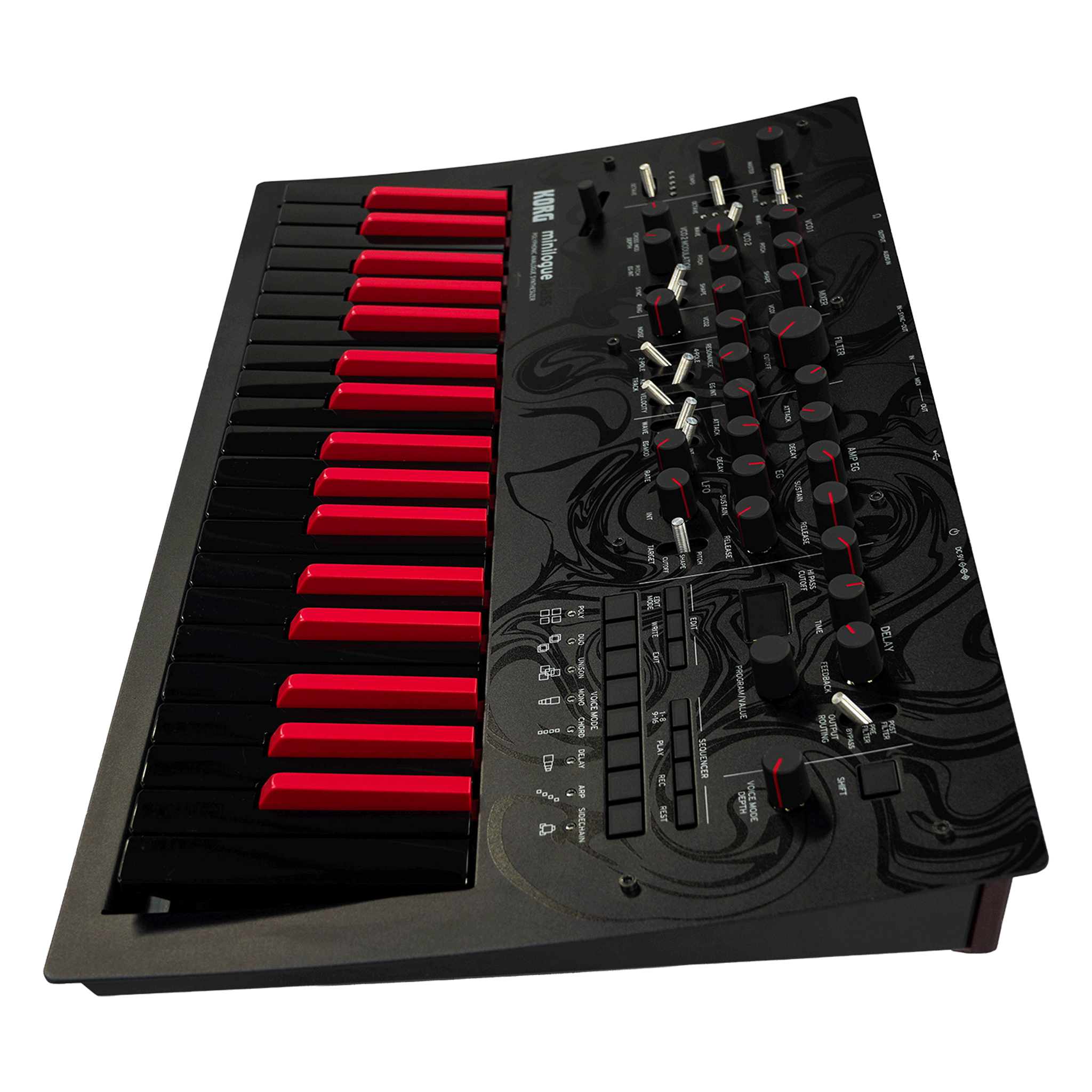 KORG プロのベーシストが監修した ベース・プリセット・プログラム搭載【minilogue bass】