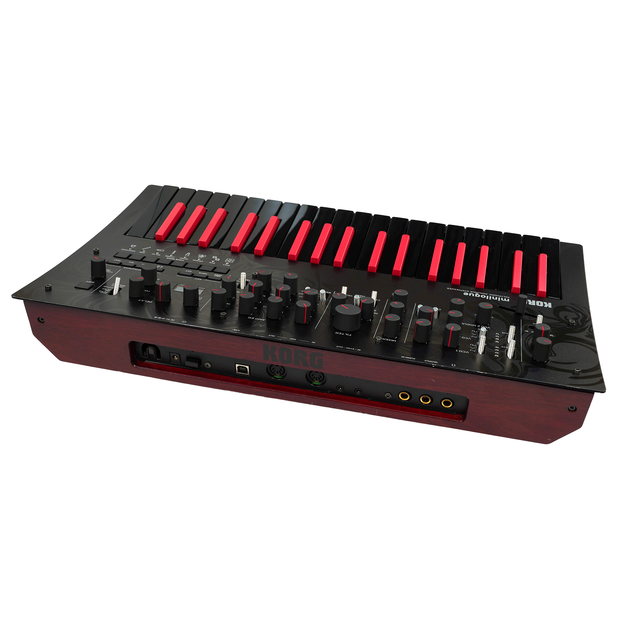 KORG プロのベーシストが監修した ベース・プリセット・プログラム搭載【minilogue bass】