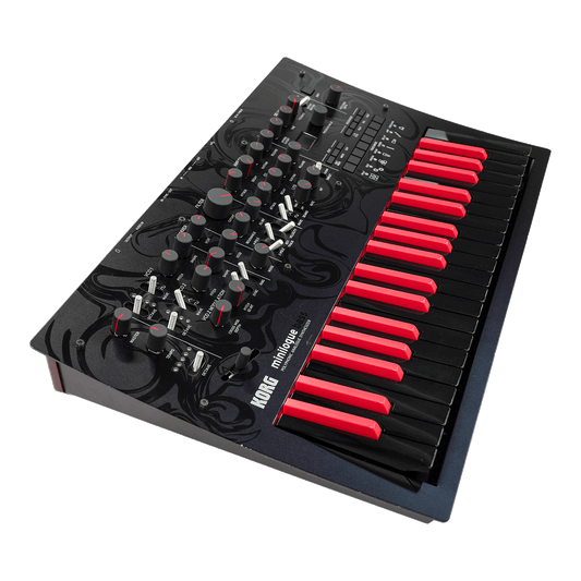 KORG プロのベーシストが監修した ベース・プリセット・プログラム搭載【minilogue bass】