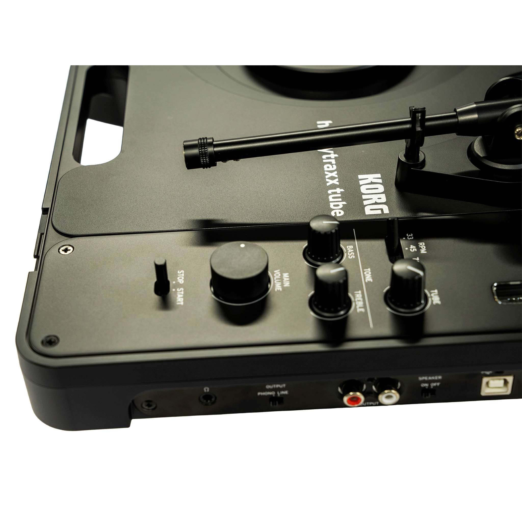 KORG 次世代真空管「Nutube」を搭載したレコード・プレーヤー【HNDYTRX TUBE】