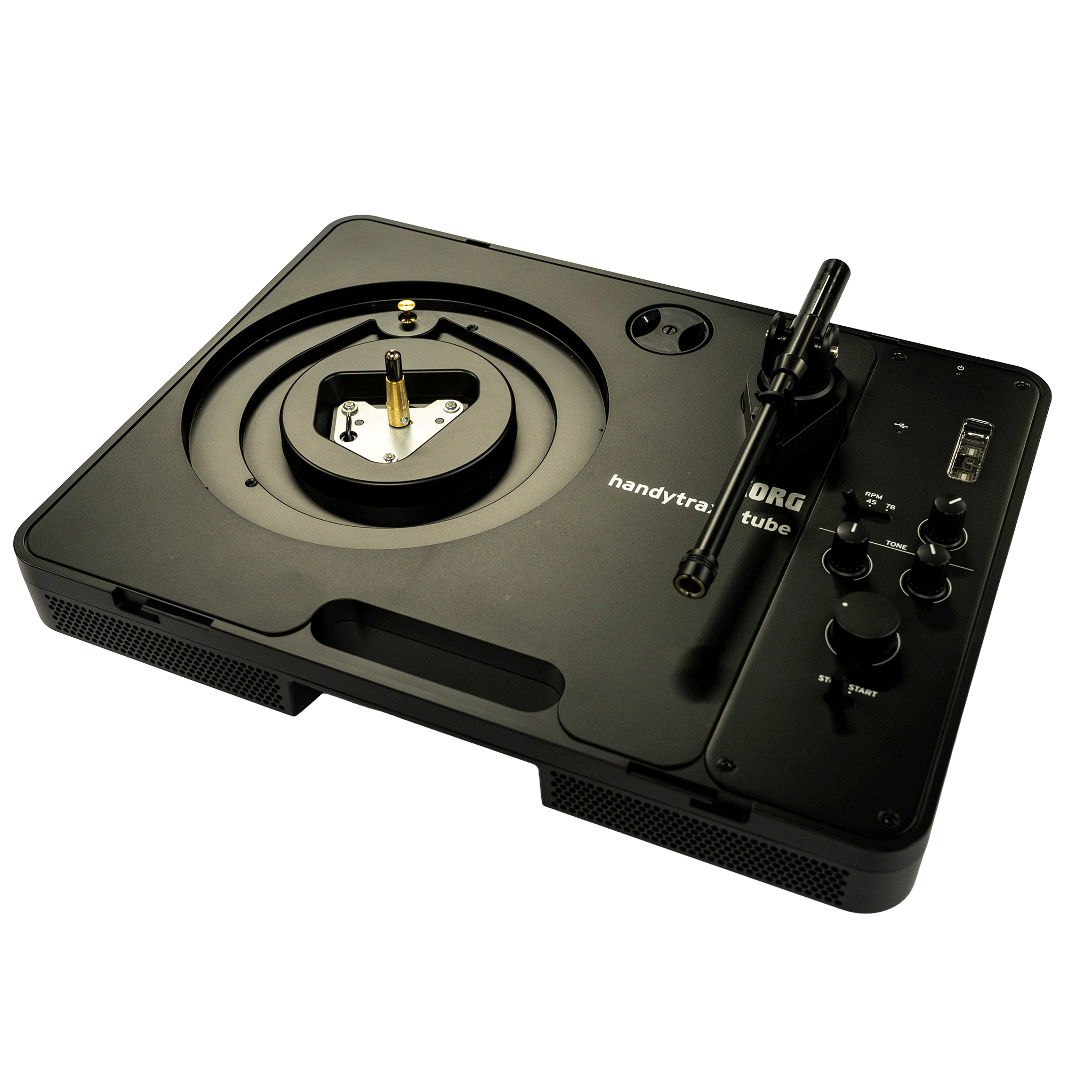 KORG 次世代真空管「Nutube」を搭載したレコード・プレーヤー【HNDYTRX TUBE】