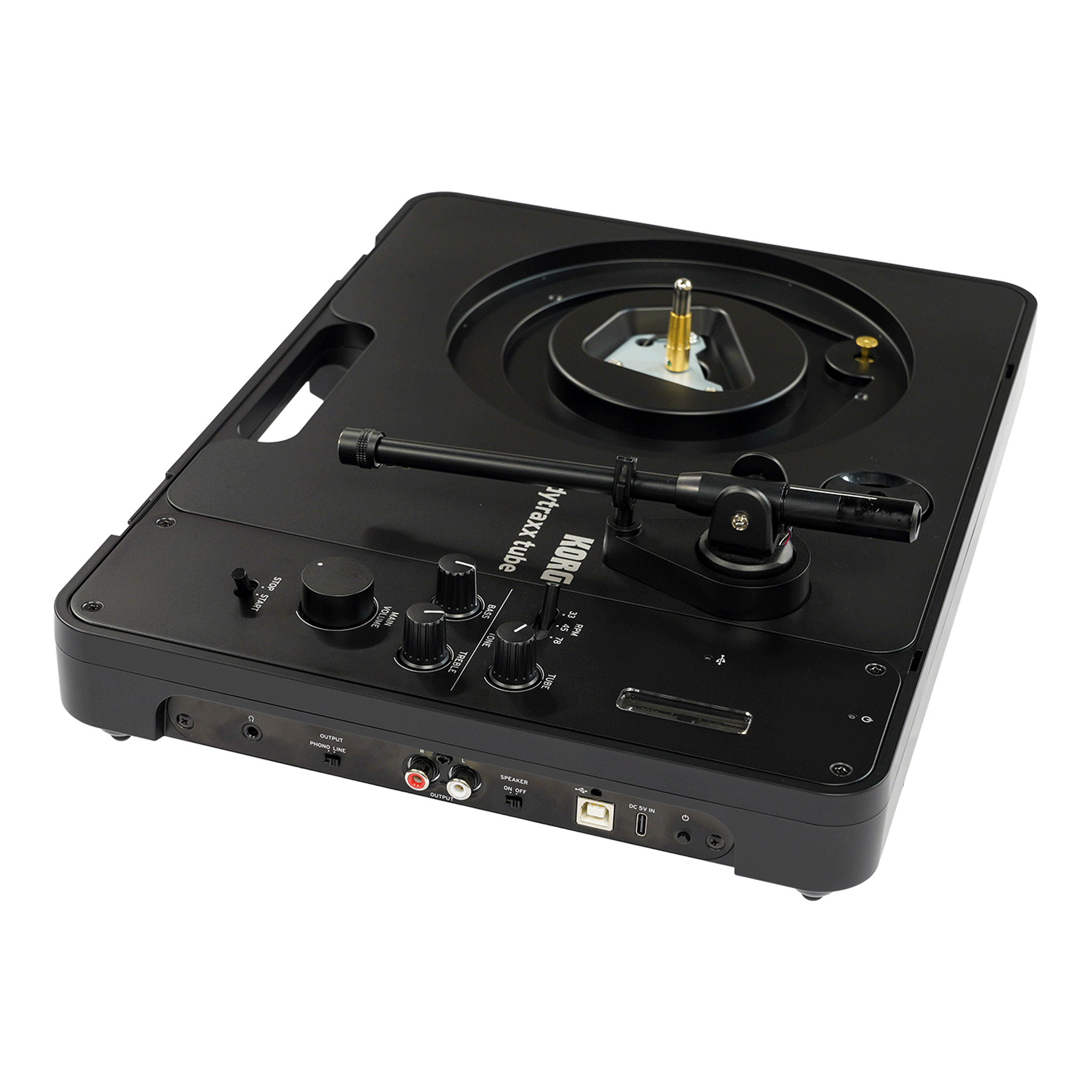 KORG 次世代真空管「Nutube」を搭載したレコード・プレーヤー【HNDYTRX TUBE】