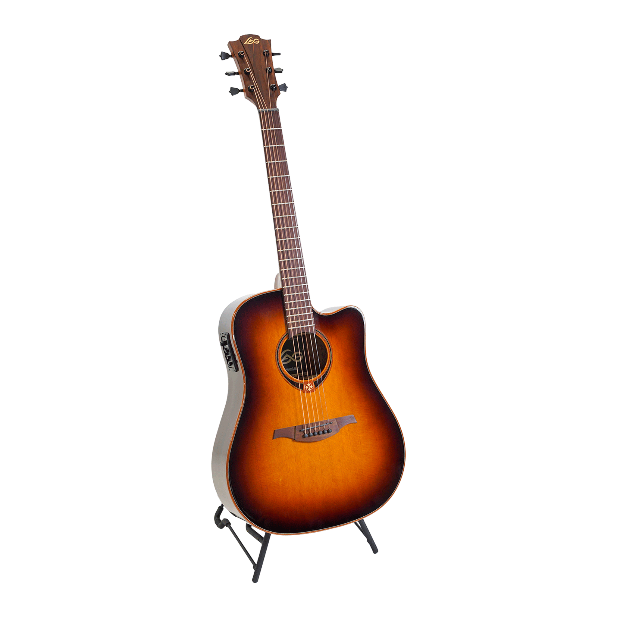 Lag Guitars  グロス仕上げのとても綺麗なエレアコ！ドレットノート・ボディシェイプ・モデル【LAG T118DCE-BRS】
