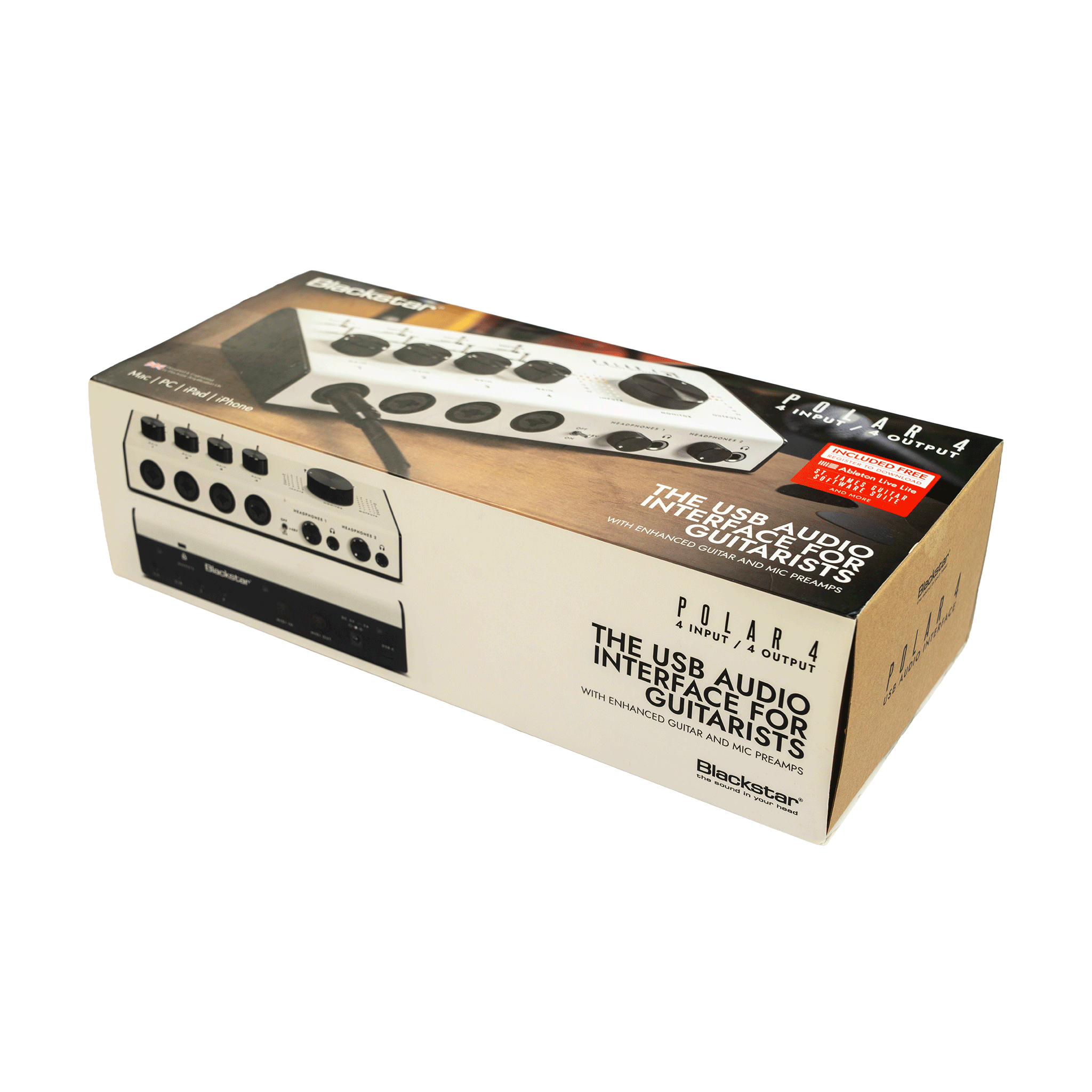 Blackstar　エレキギターの録音に特化した、オーディオ・インターフェイス【POLAR 4】