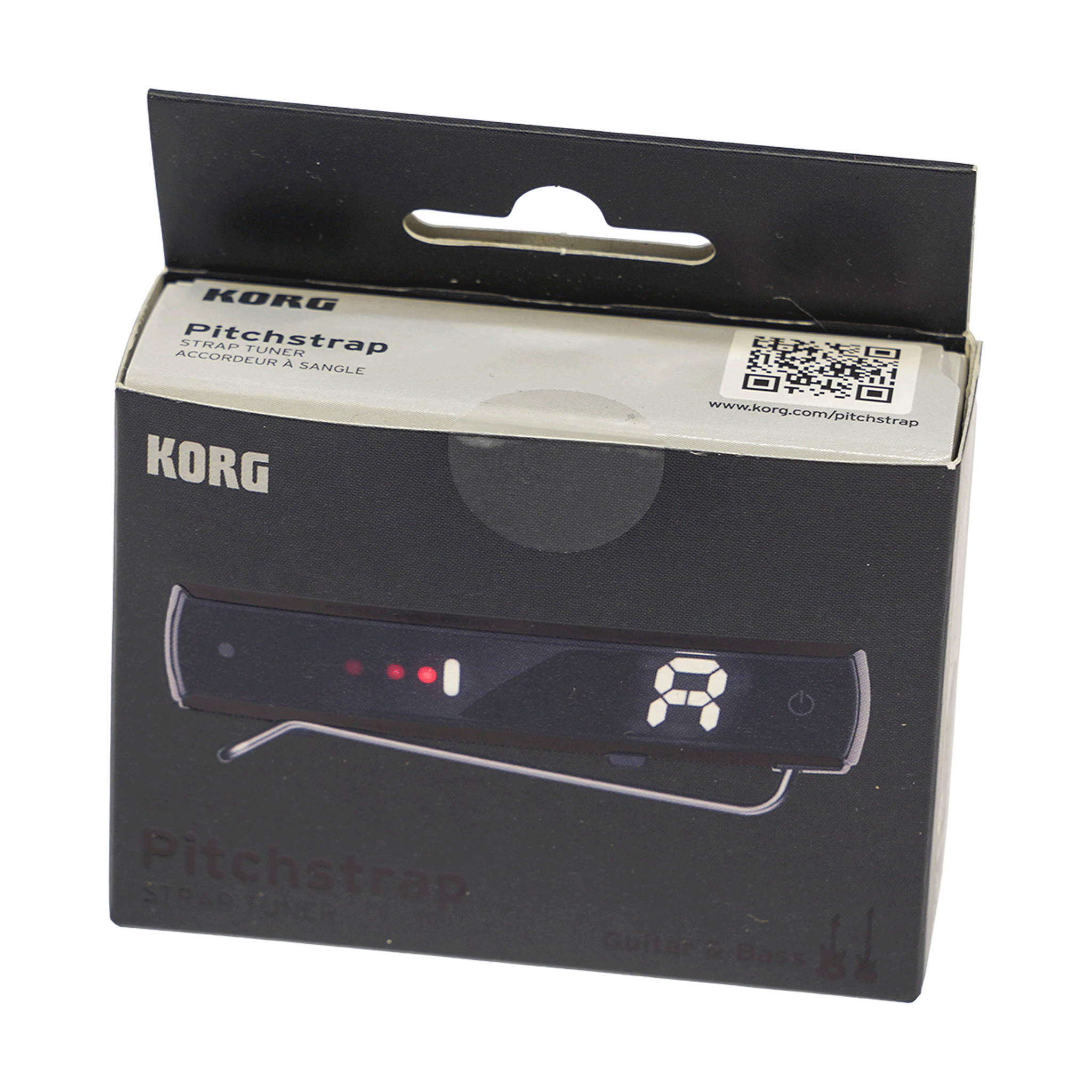 KORG 新発想のギター＆ベース・チューナー【Pitchstrap　BK】