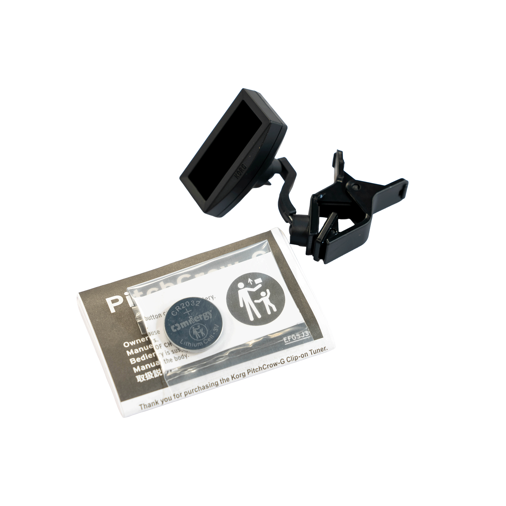 KORG 高性能クリップ・チューナー【PitchCrow-G】