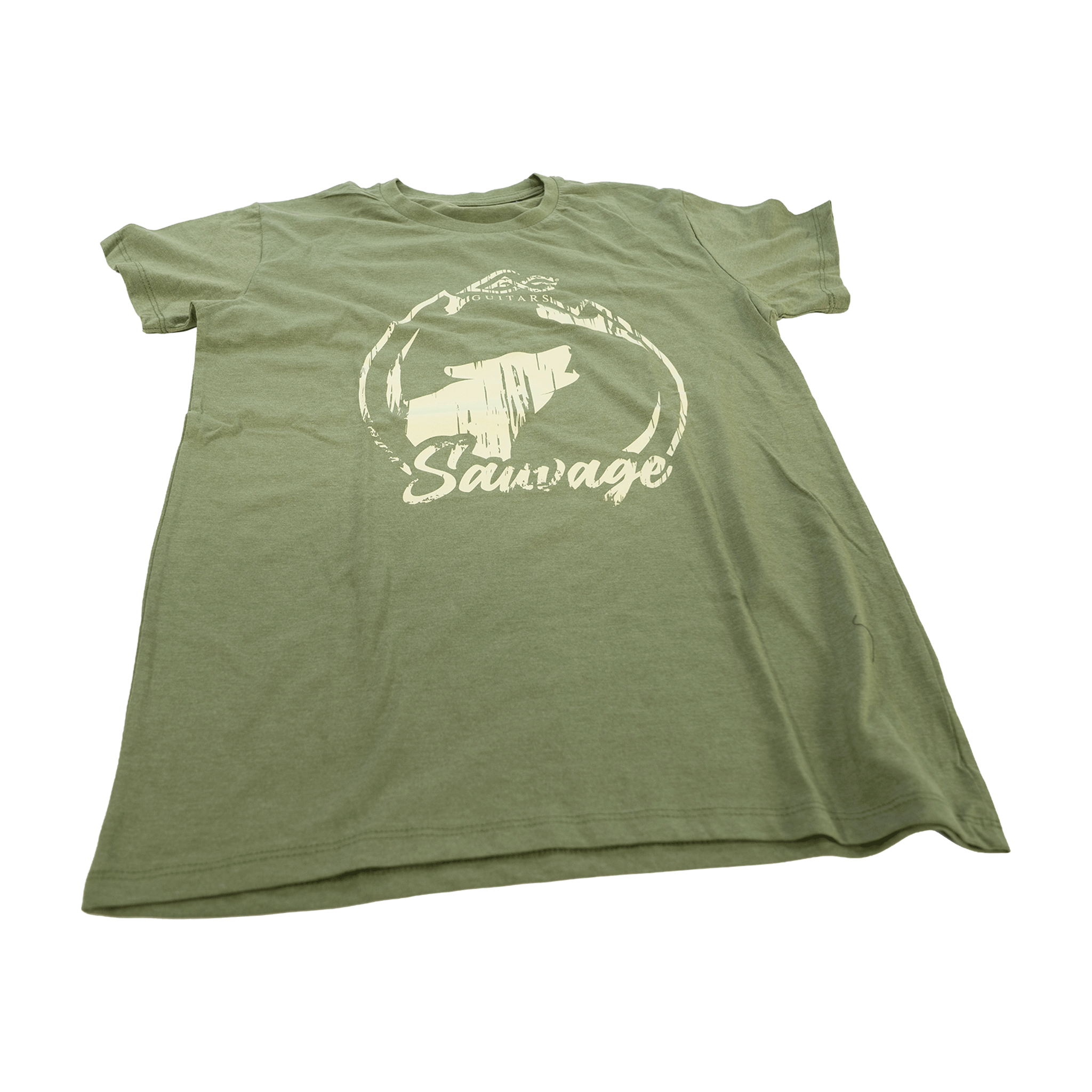 LAG Guitar  SAUVAGEのロゴがプリントされた　【オリジナル・Tシャツ（Sサイズ）】