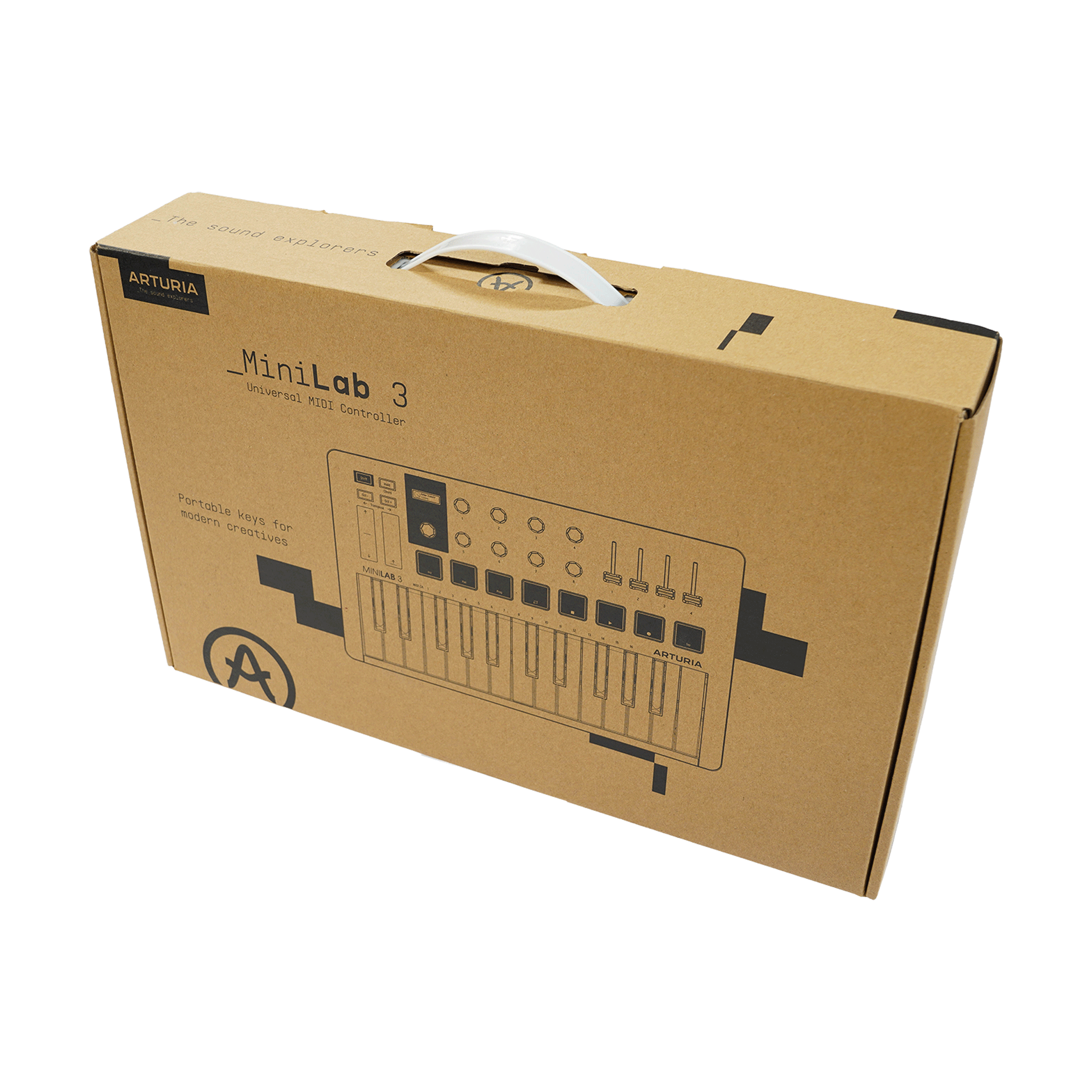 ARTURIA コンパクトなオールインワンMIDIコントローラー　【MINILAB 3】
