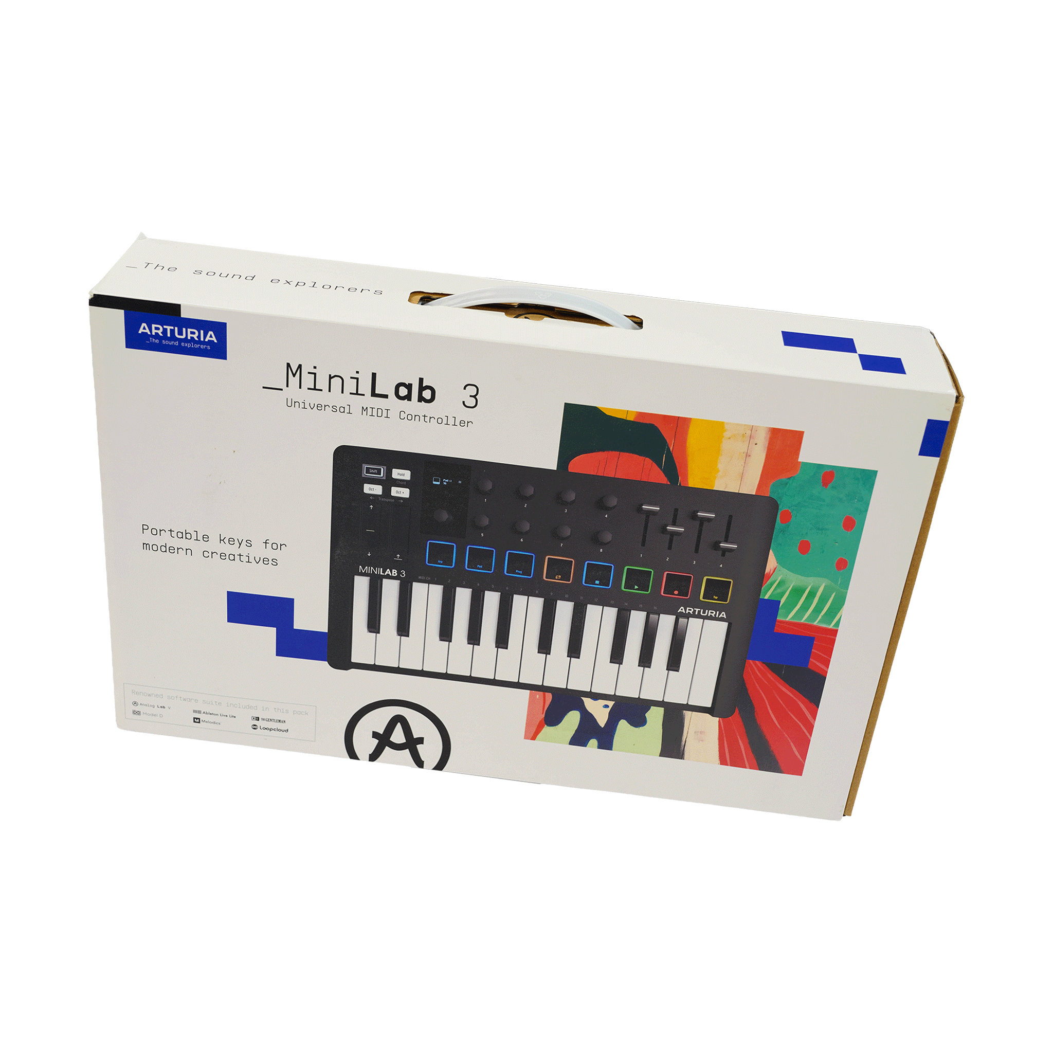 Arturia　コンパクトなオールインワンMIDIコントローラー　【MINILAB 3 BLACK】