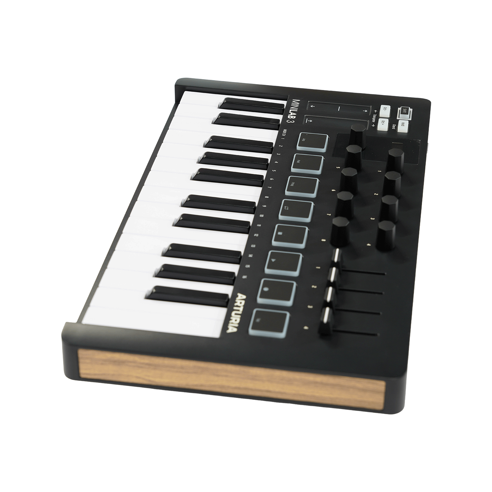 Arturia　コンパクトなオールインワンMIDIコントローラー　【MINILAB 3 BLACK】