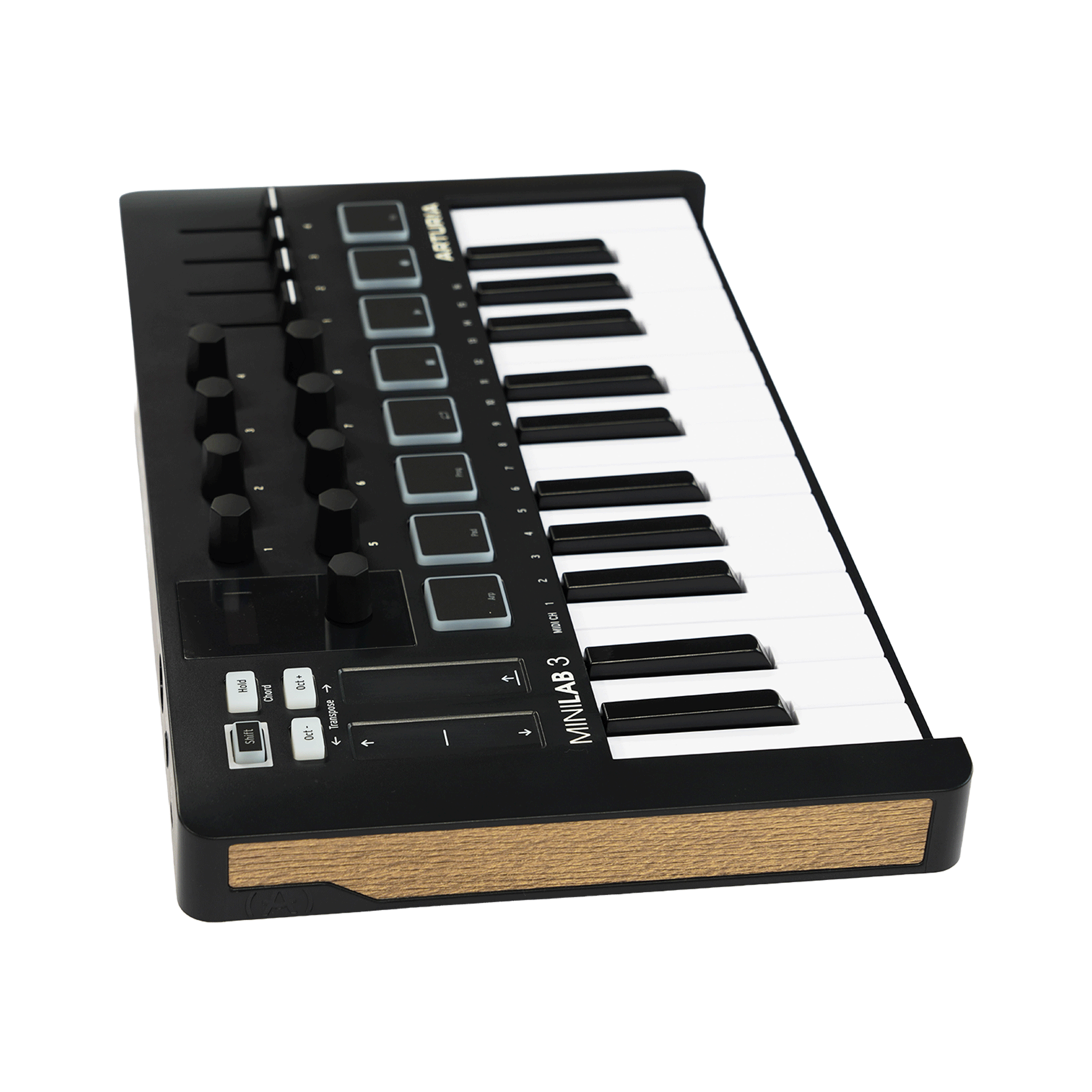 Arturia　コンパクトなオールインワンMIDIコントローラー　【MINILAB 3 BLACK】