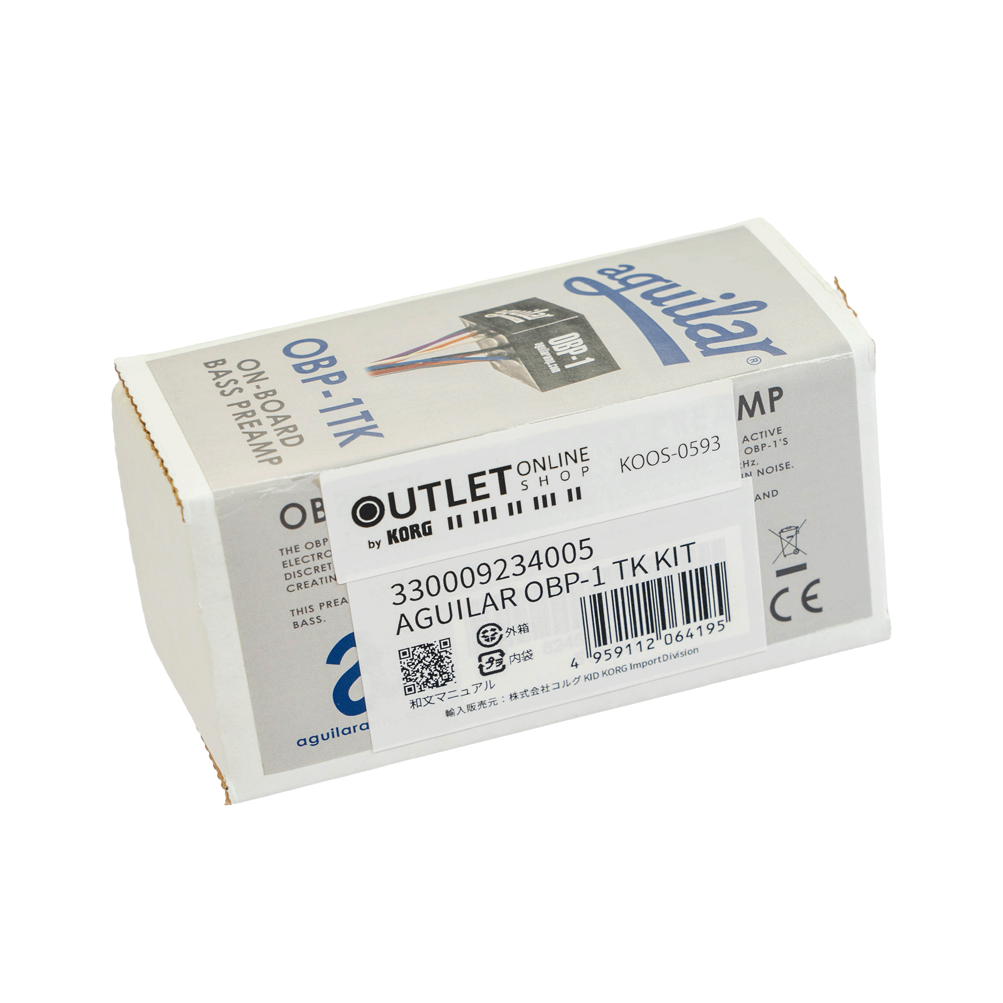 AGUILAR　良い音への近道！ベーシスト必見！【AGUILAR OBP-1 TK KITONBOARD PREAMP】