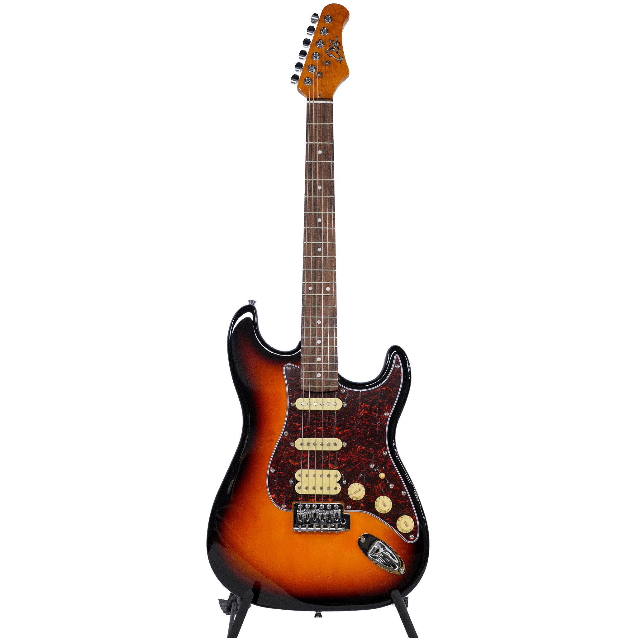 EKO キズありプライス！シンプル＆風格漂う・SSHのP.U搭載！【EKO ST 350 SUNBURST】