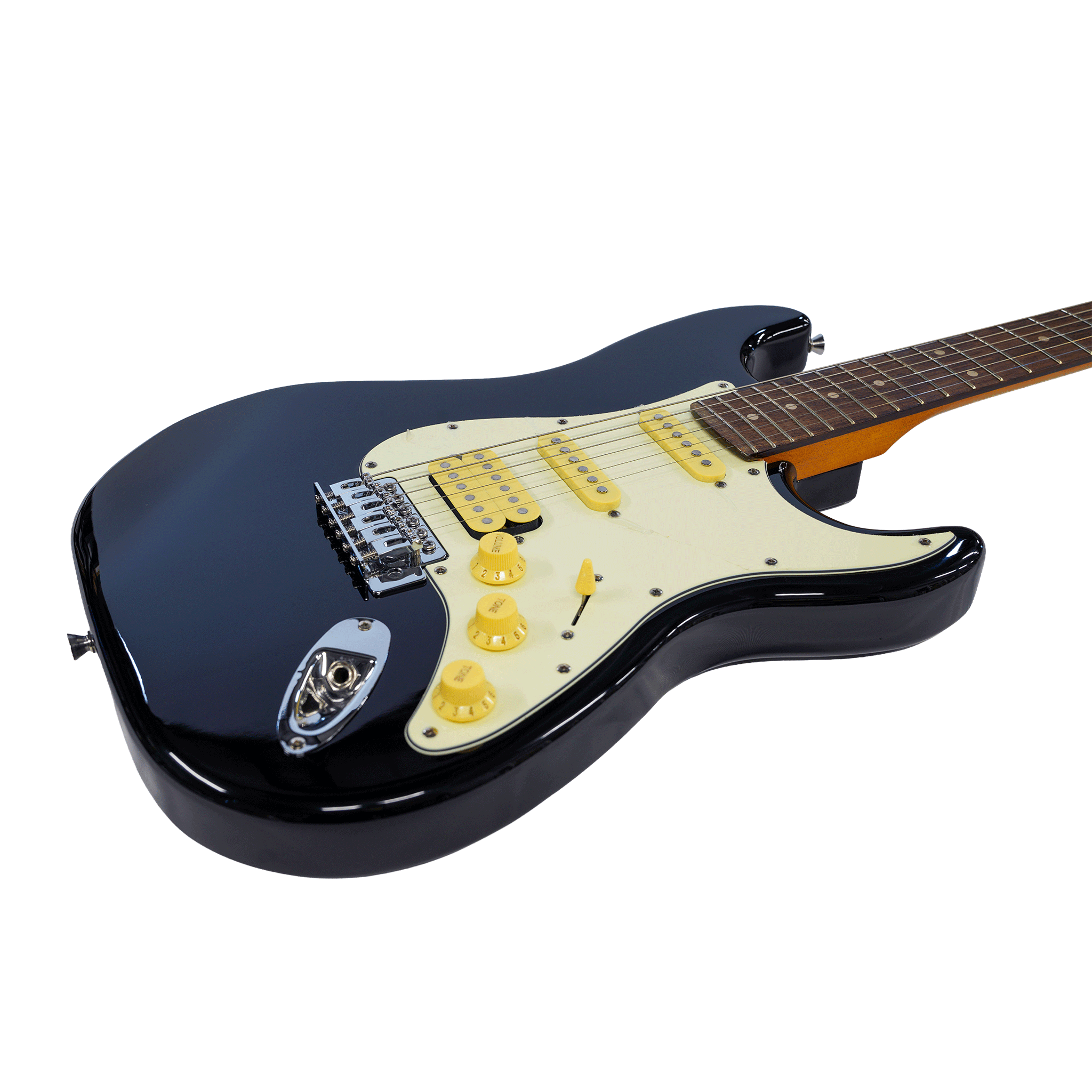 EKO シンプル＆風格漂う・SSHのP.U搭載！【EKO ST 350 BLACK】