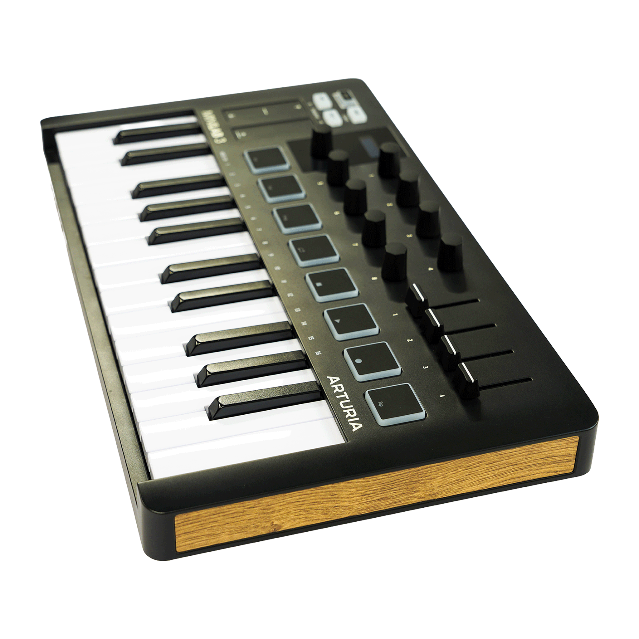 ARTURIA コンパクトなオールインワンMIDIコントローラー　【MINILAB 3 BLACK】