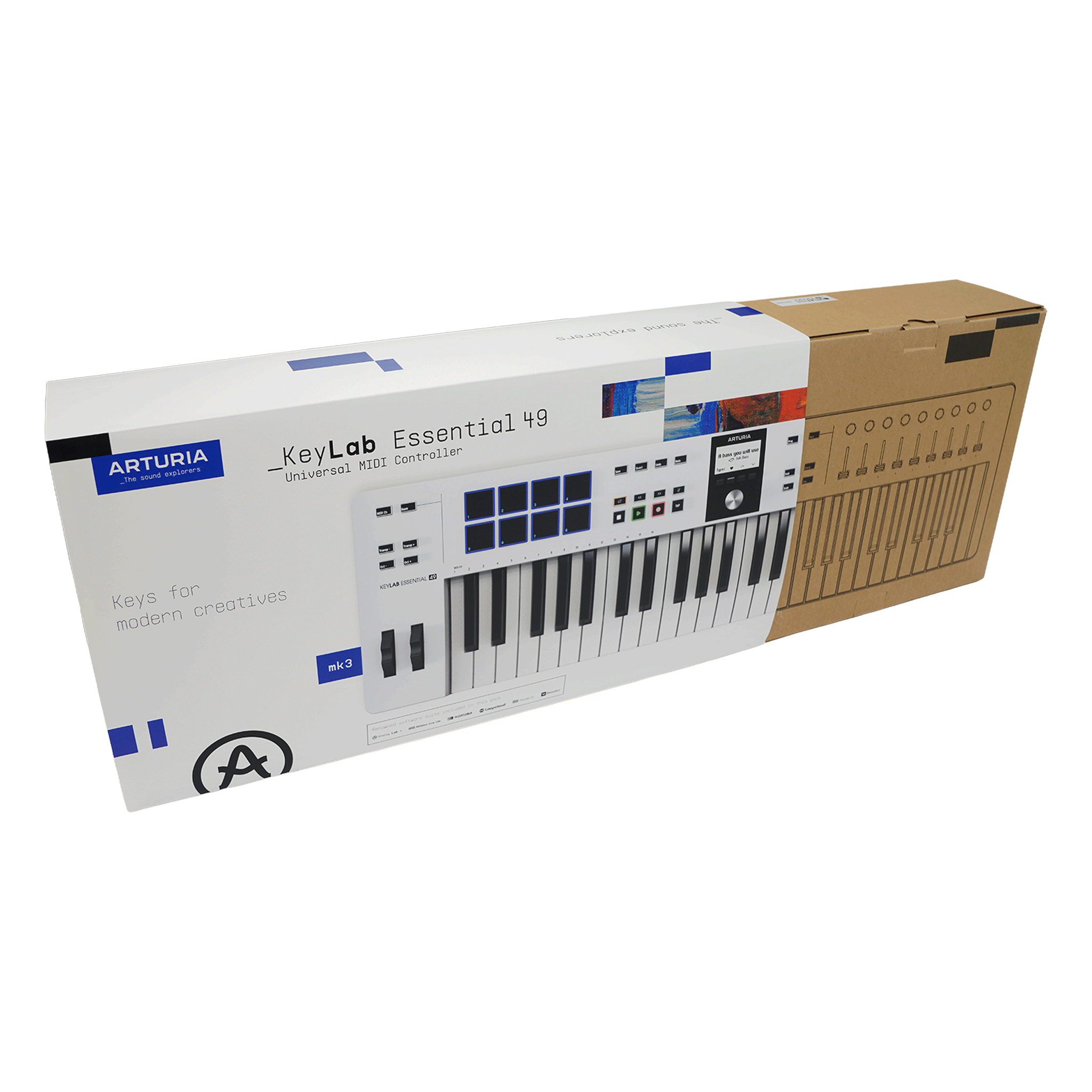 ARTURIA  数々のバンドルソフトが魅力のMIDIコントローラー【KEYLAB ESSENTIAL 49 MK3】