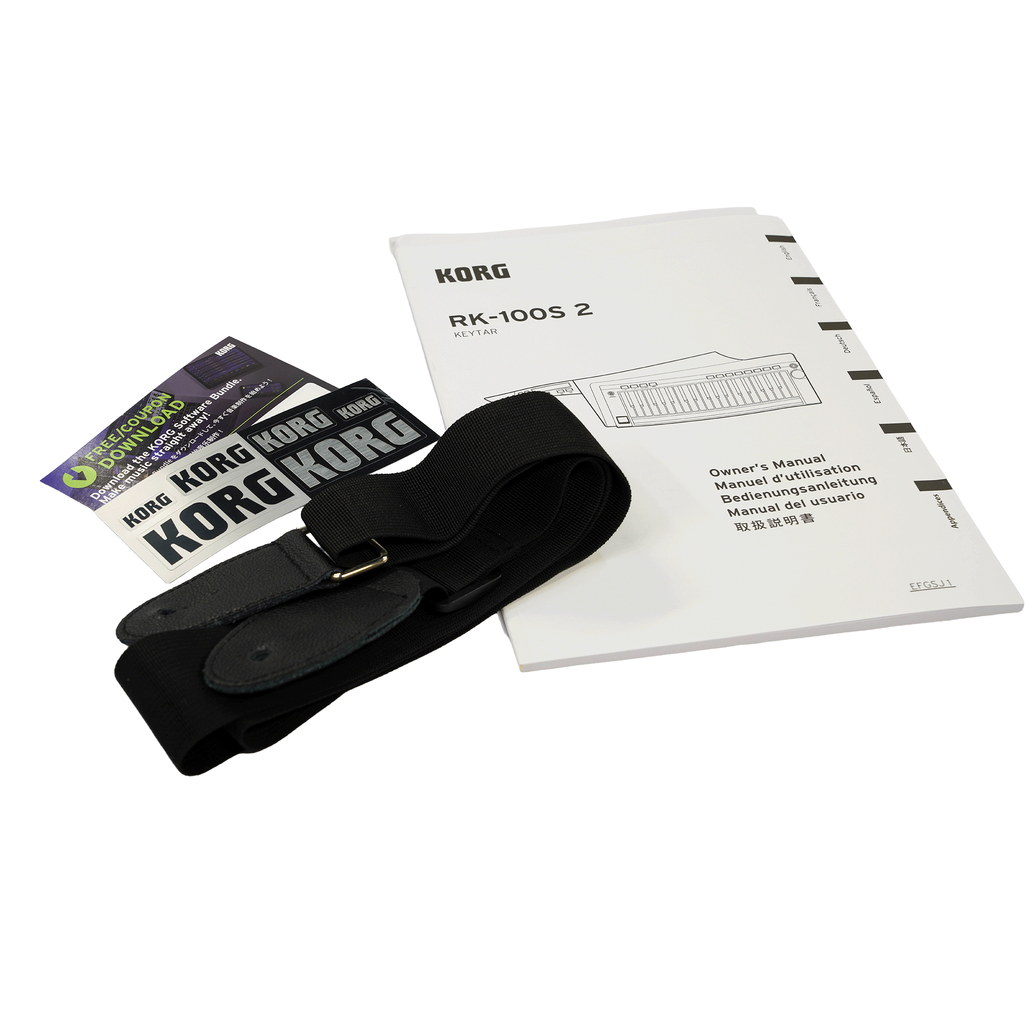 KORG 訳あり特価！スタイリッシュなキーター【RK-100S 2BK】