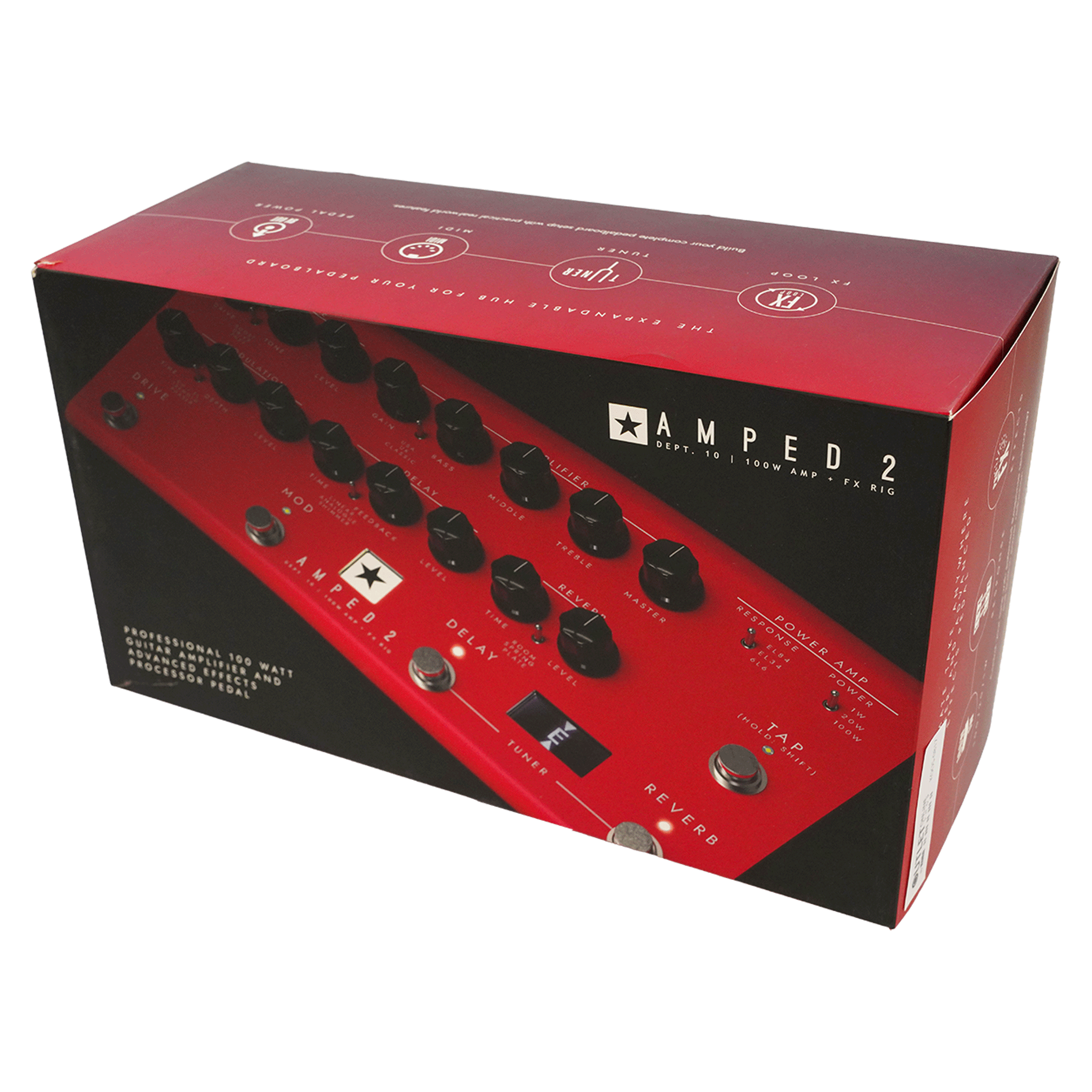 Blackstar 100Wアンプ＋FXをコンパクトなペダルに凝縮！【DEPT. 10 AMPED 2】