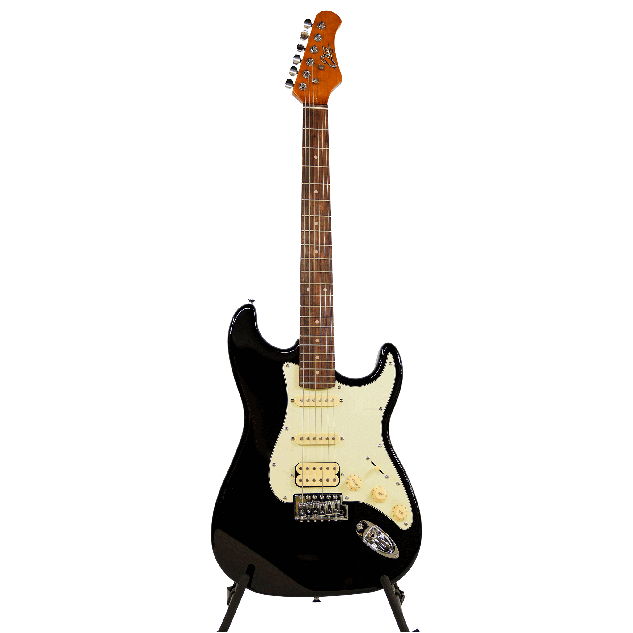 EKO シンプル＆風格漂う・SSHのP.U搭載！【EKO ST 350 BLACK】 (コピー)