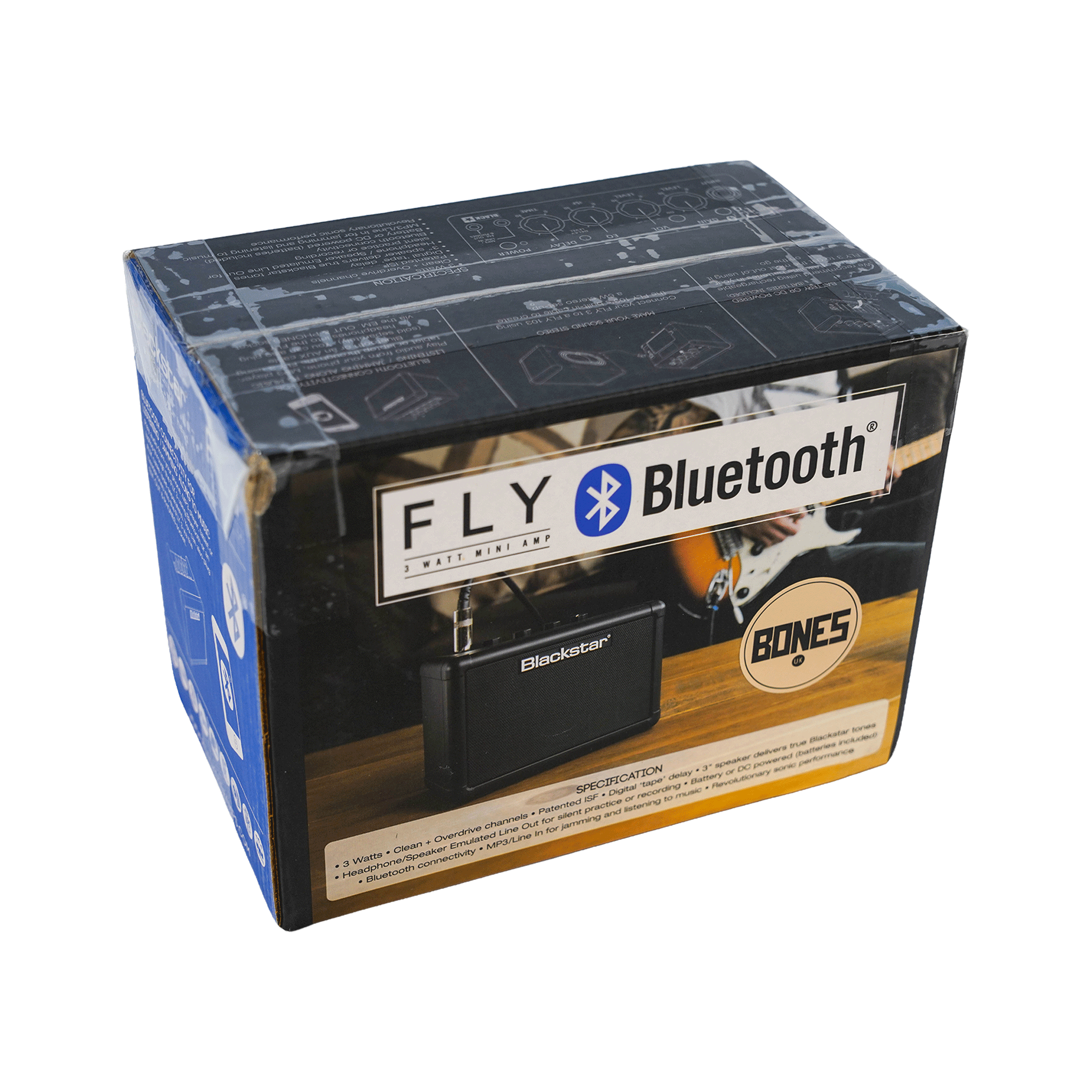 Blackstar ワイヤレス対応・超小型ギターアンプ 【FLY3 BLUETOOTH BONES UK】