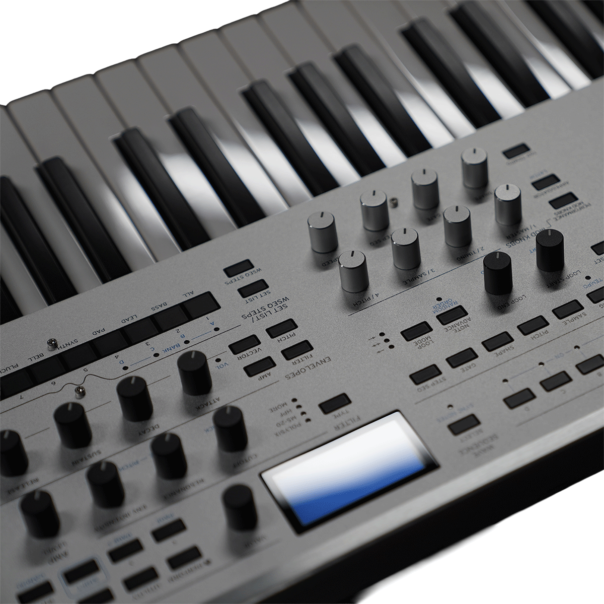 KORG 61鍵盤の本格派シンセサイザー wavestate SEの特別限定バージョン【wavestate SE Platinum】