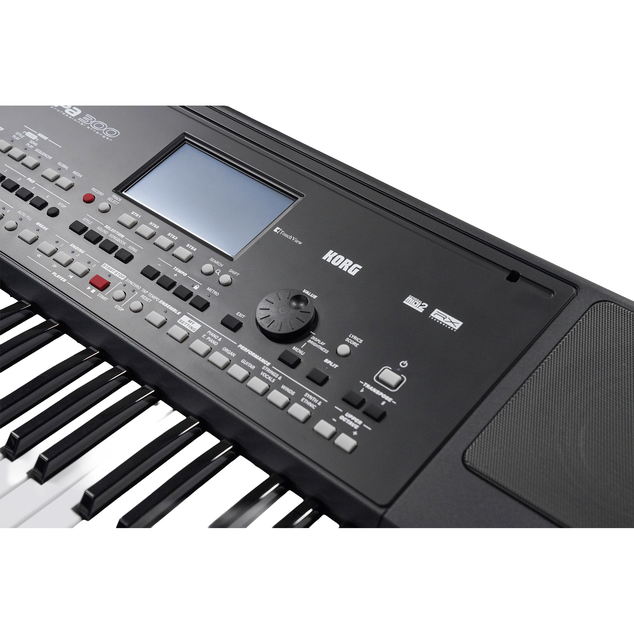 KORG 高品質サウンド＋自動伴奏機能＋スピーカー内蔵の61鍵盤キーボード【Pa300】