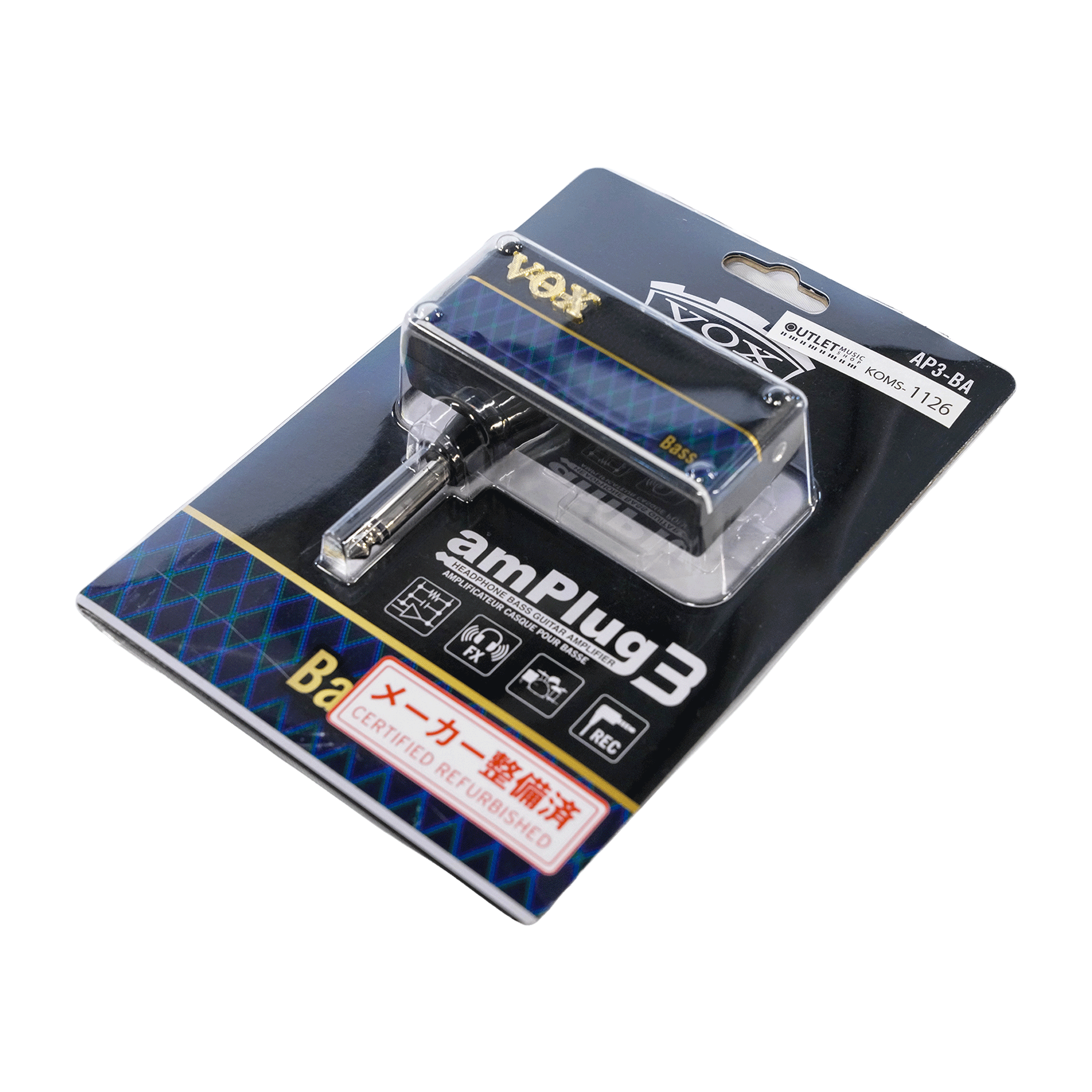VOX ギター用ヘッドホン・ベース・アンプ 【amPlug 3 Bass】