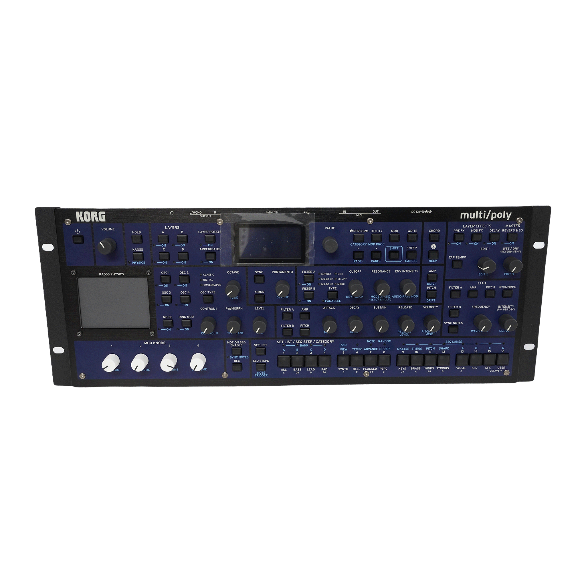 KORG アナログ・モデリング・シンセサイザー 【multi/poly module】