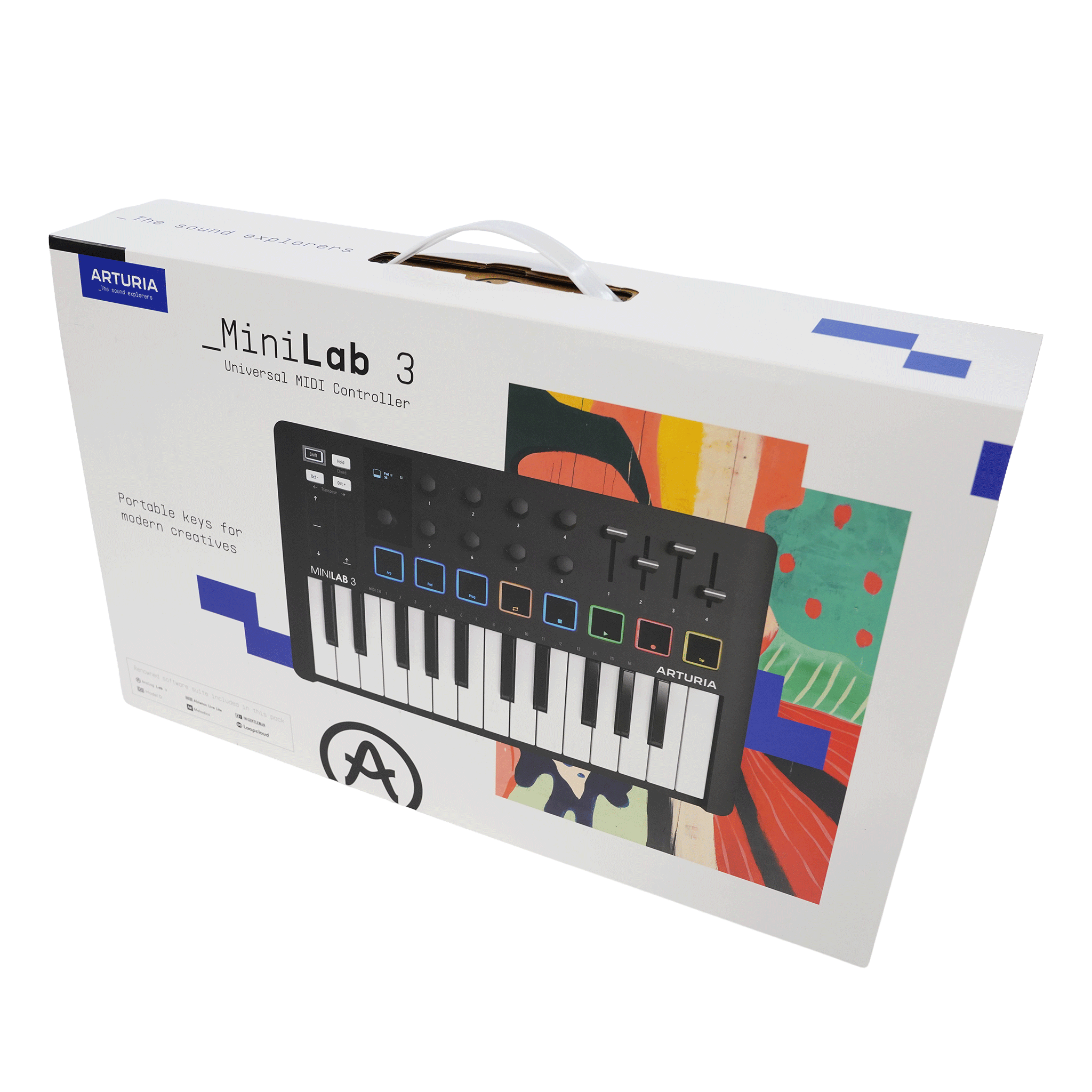 ARTURIA オールインワンMIDIコントローラー　【MINILAB 3 BLACK】
