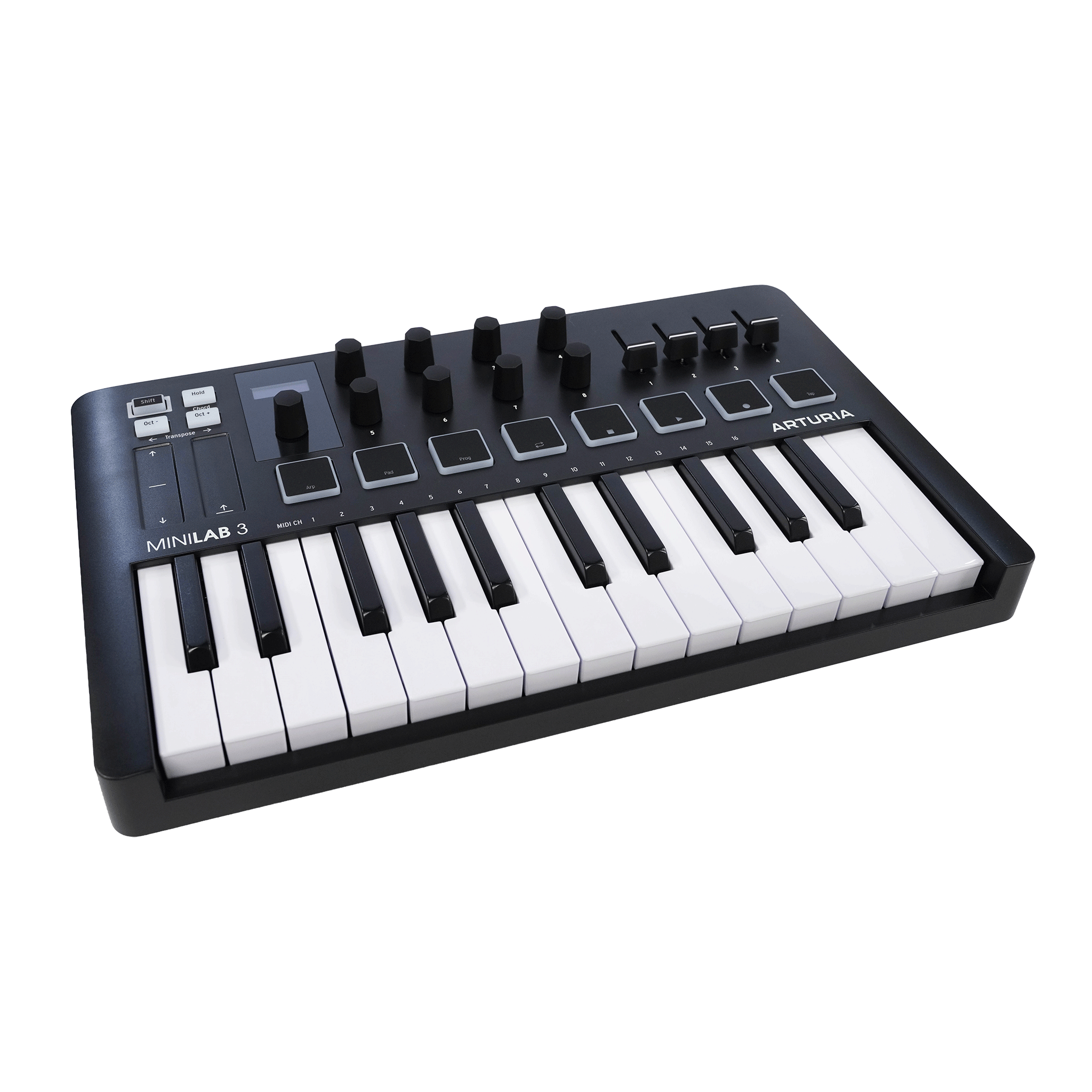 ARTURIA オールインワンMIDIコントローラー　【MINILAB 3 BLACK】