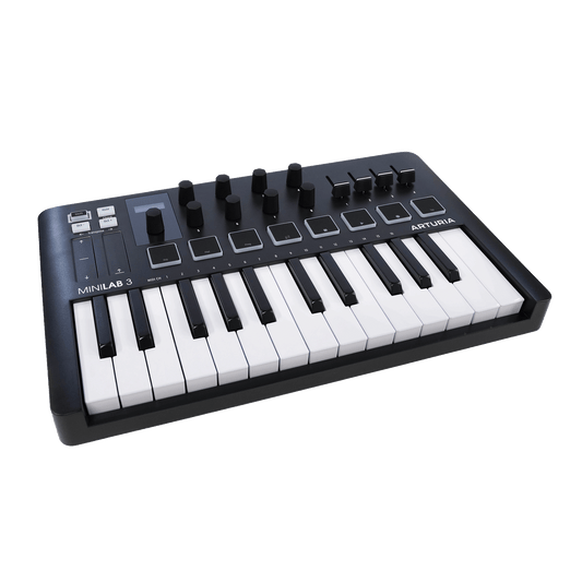 ARTURIA オールインワンMIDIコントローラー　【MINILAB 3 BLACK】