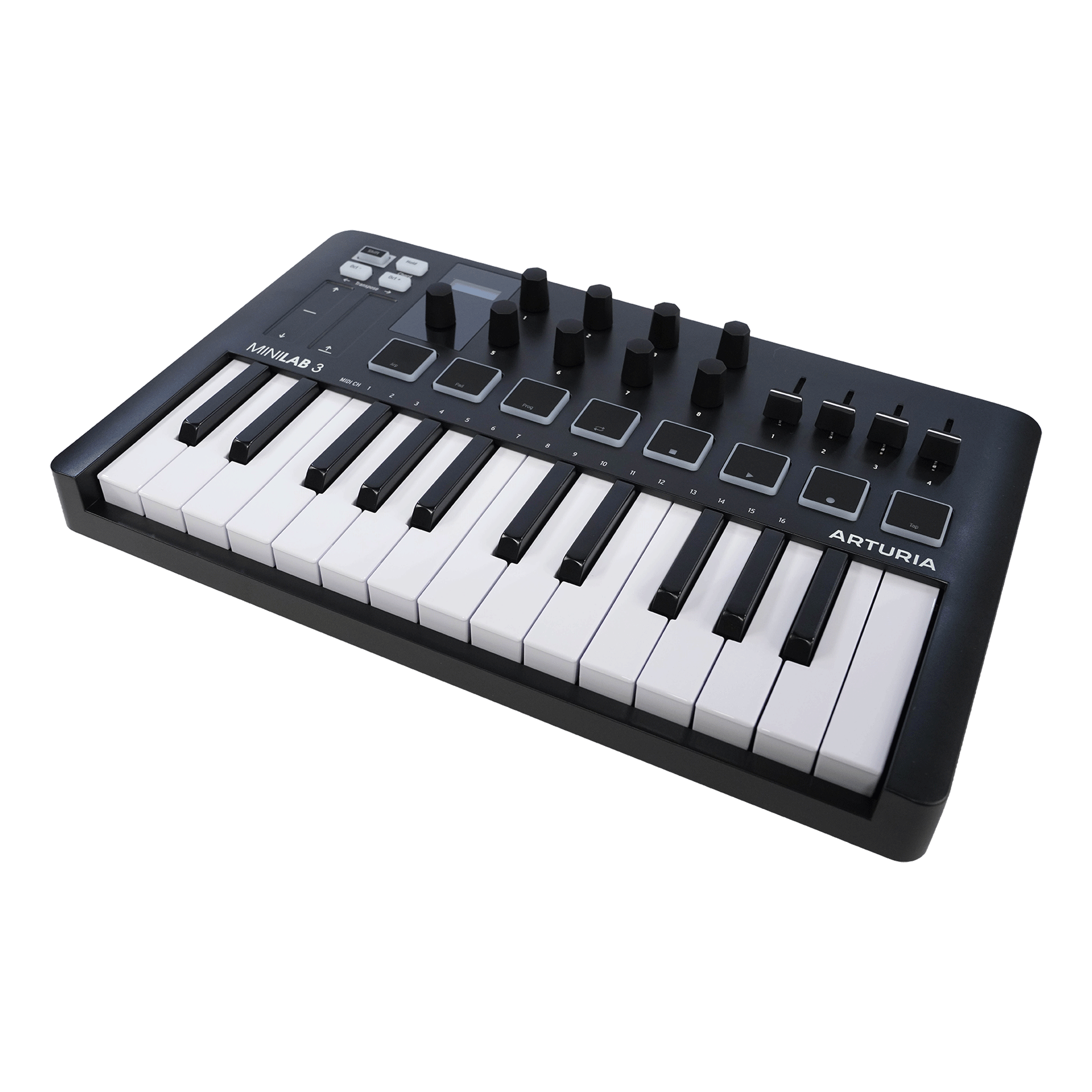 ARTURIA オールインワンMIDIコントローラー　【MINILAB 3 BLACK】