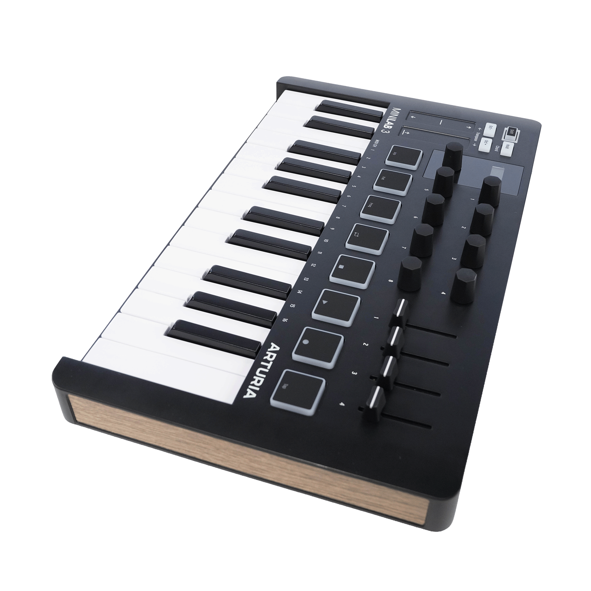 ARTURIA オールインワンMIDIコントローラー　【MINILAB 3 BLACK】