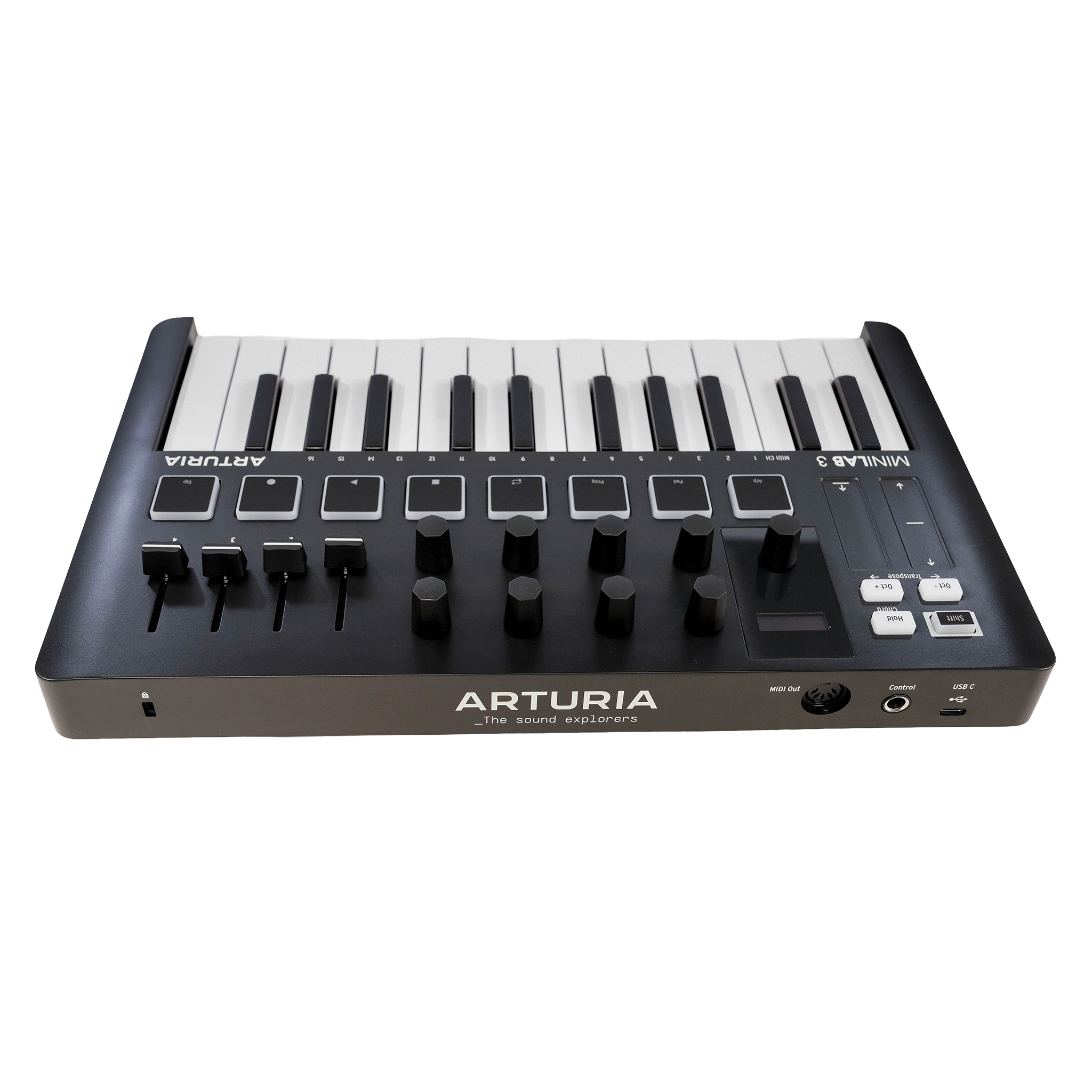 ARTURIA オールインワンMIDIコントローラー　【MINILAB 3 BLACK】