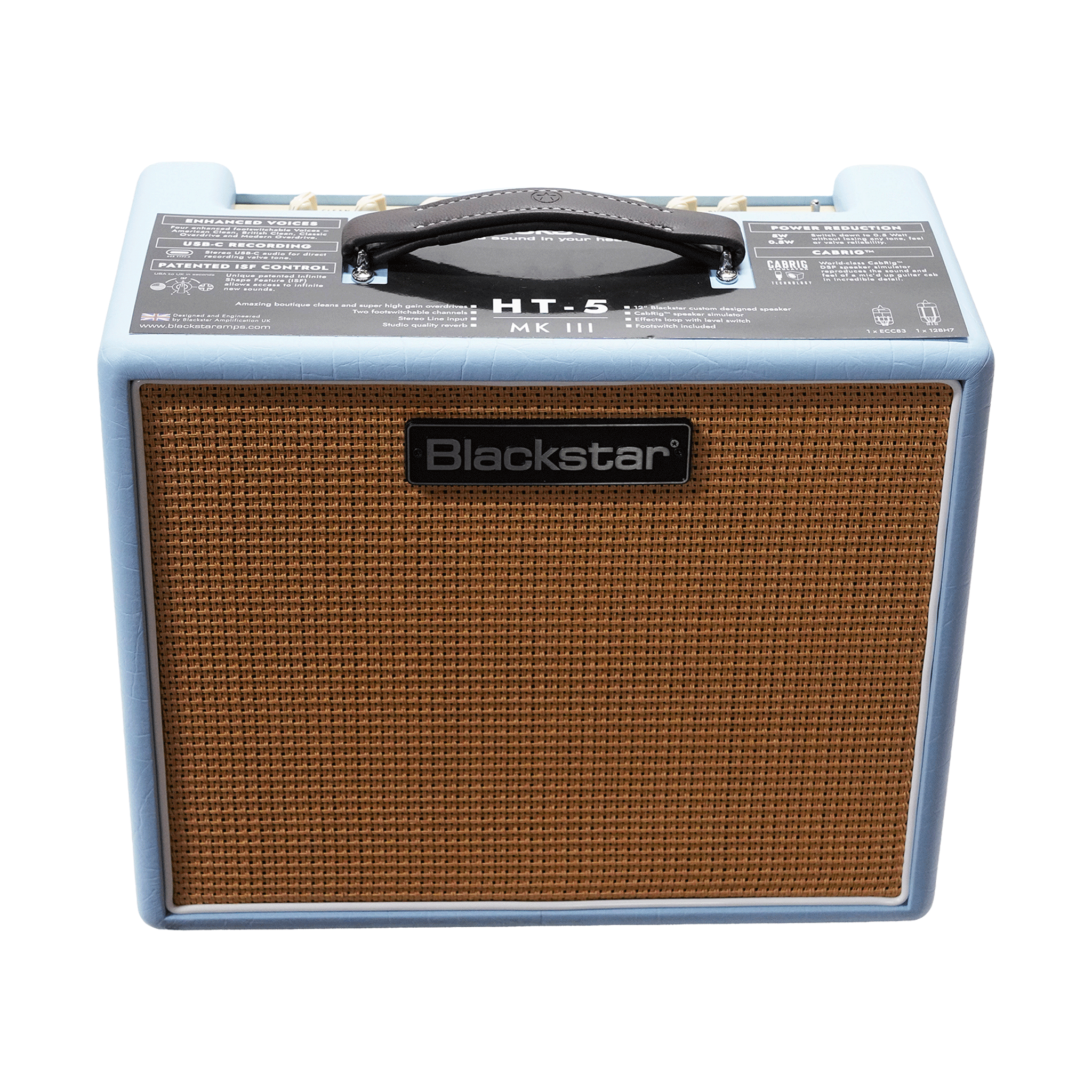 BLACKSTAR 真空管搭載の実力派コンボアンプ【HT-5R MKIII BABY BLUE】