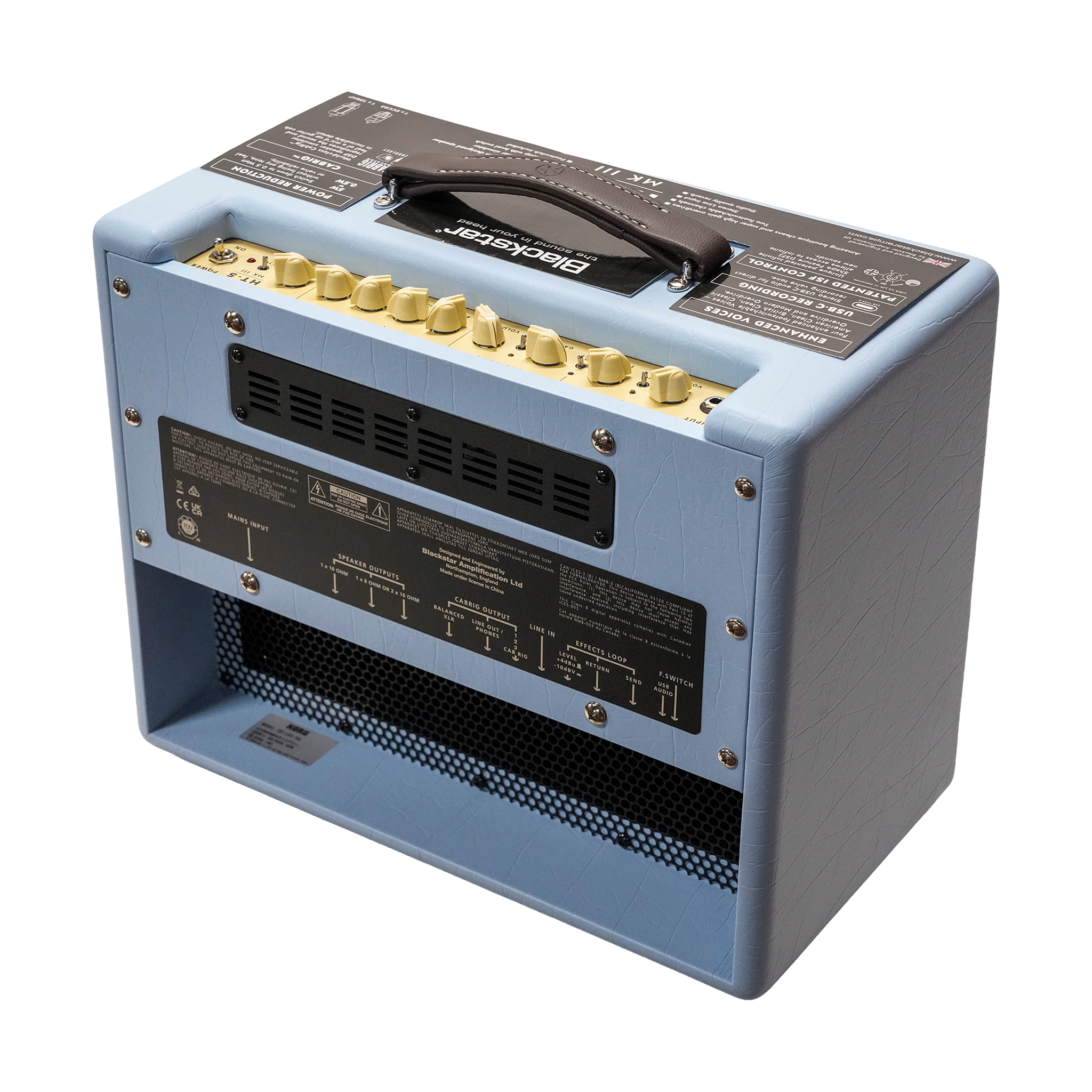 BLACKSTAR 真空管搭載の実力派コンボアンプ【HT-5R MKIII BABY BLUE】