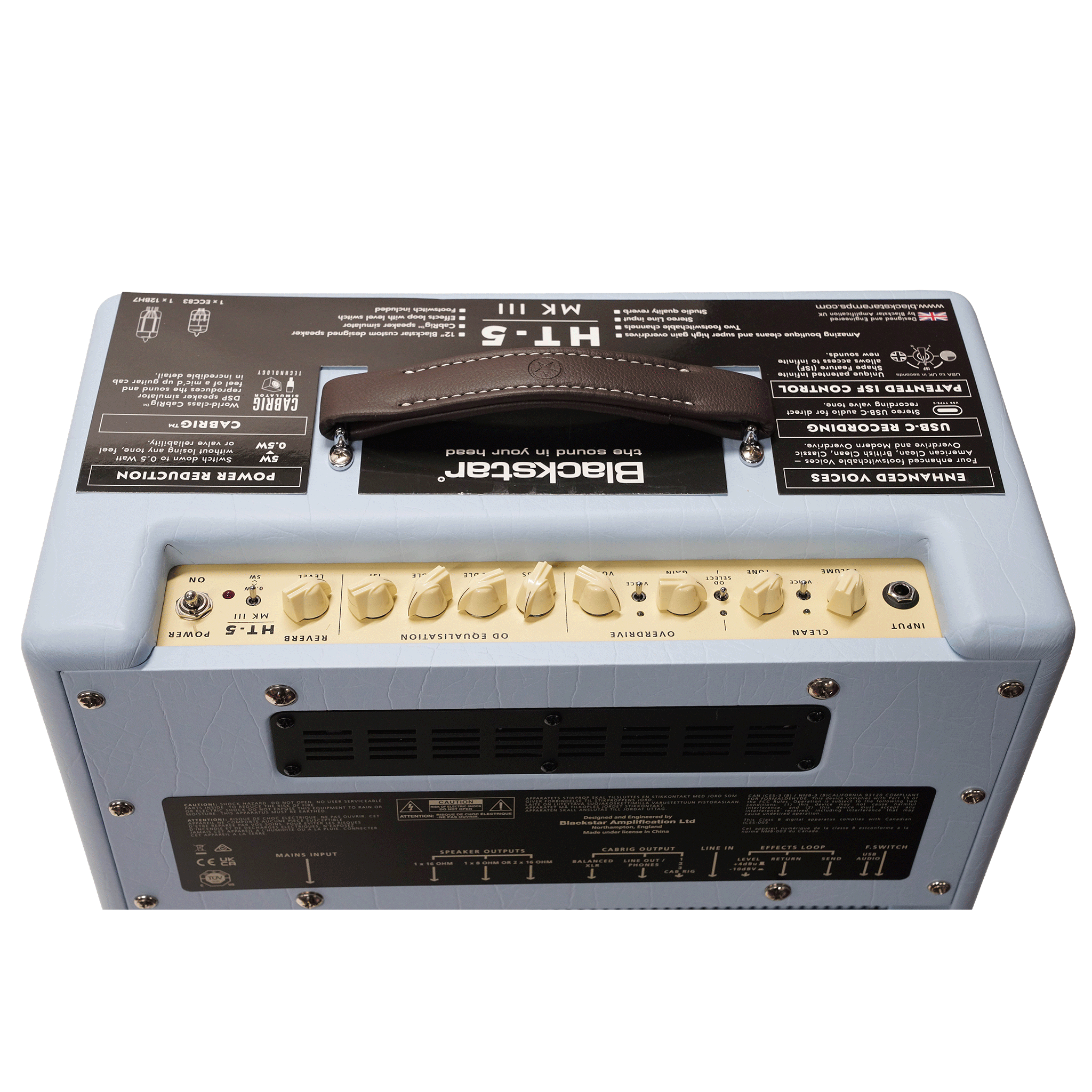 BLACKSTAR 真空管搭載の実力派コンボアンプ【HT-5R MKIII BABY BLUE】